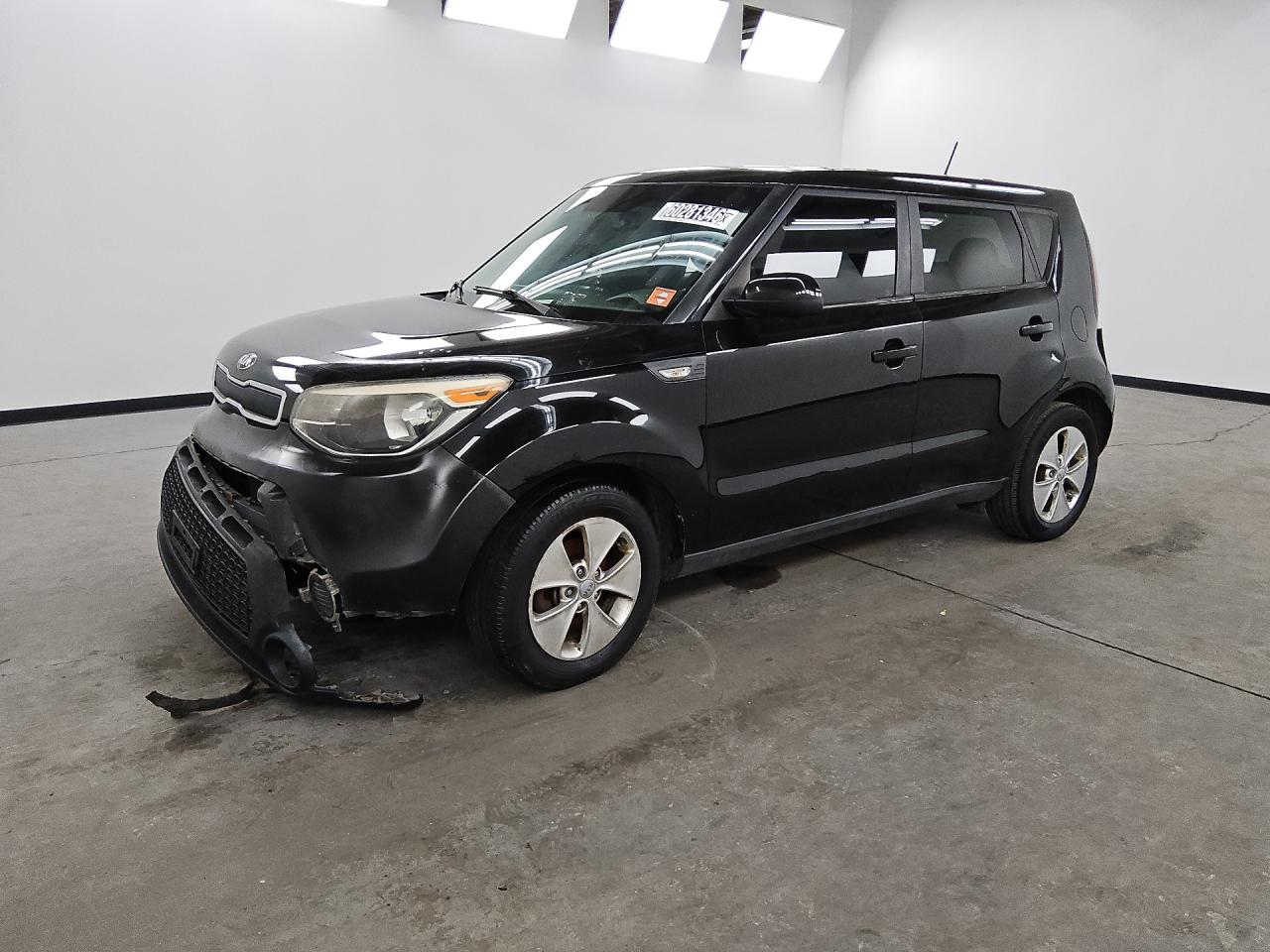 2014 Kia Soul Base Black vin: KNDJN2A2XE7719742 Damage: Left Rear Tire, Worn, Replacement Required