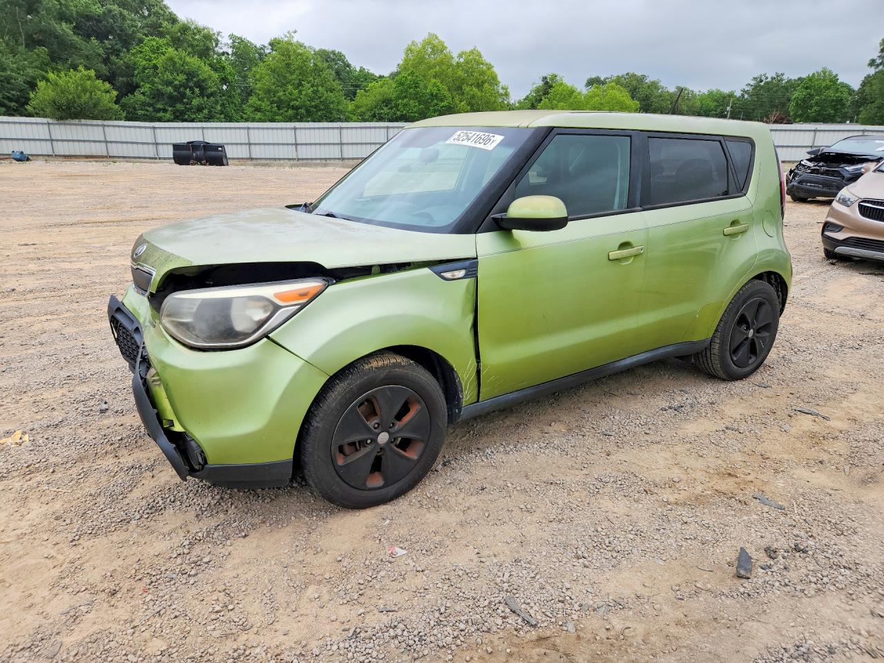 2014 Kia Soul Base Green vin: KNDJN2A2XE7722169