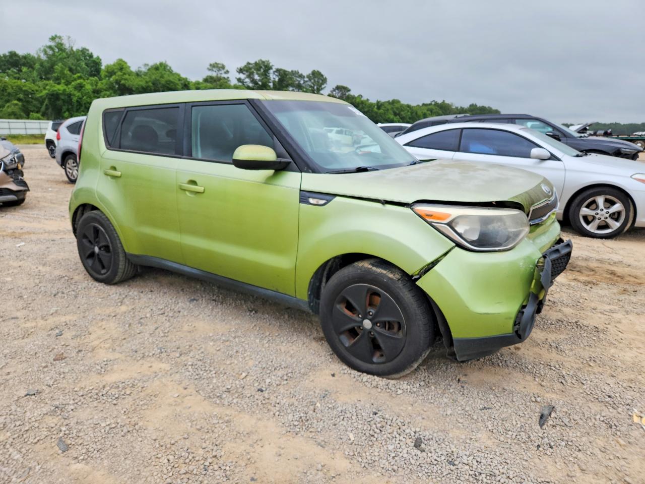 2014 Kia Soul Base Green vin: KNDJN2A2XE7722169