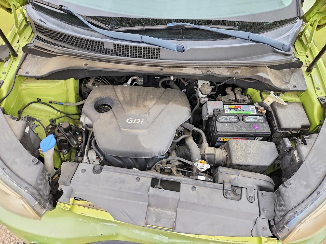 2014 Kia Soul Base Green vin: KNDJN2A2XE7722169