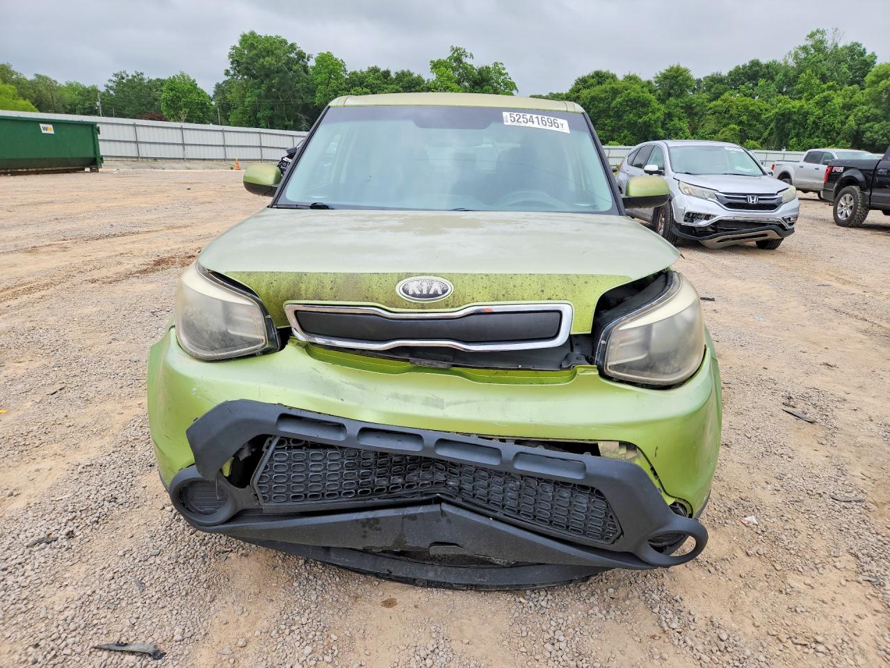 2014 Kia Soul Base Green vin: KNDJN2A2XE7722169