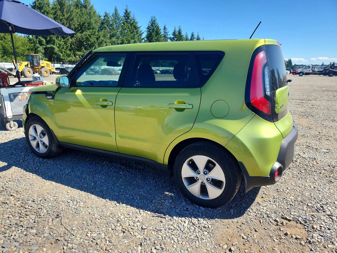 2014 Kia Soul Base Green vin: KNDJN2A2XE7724049
