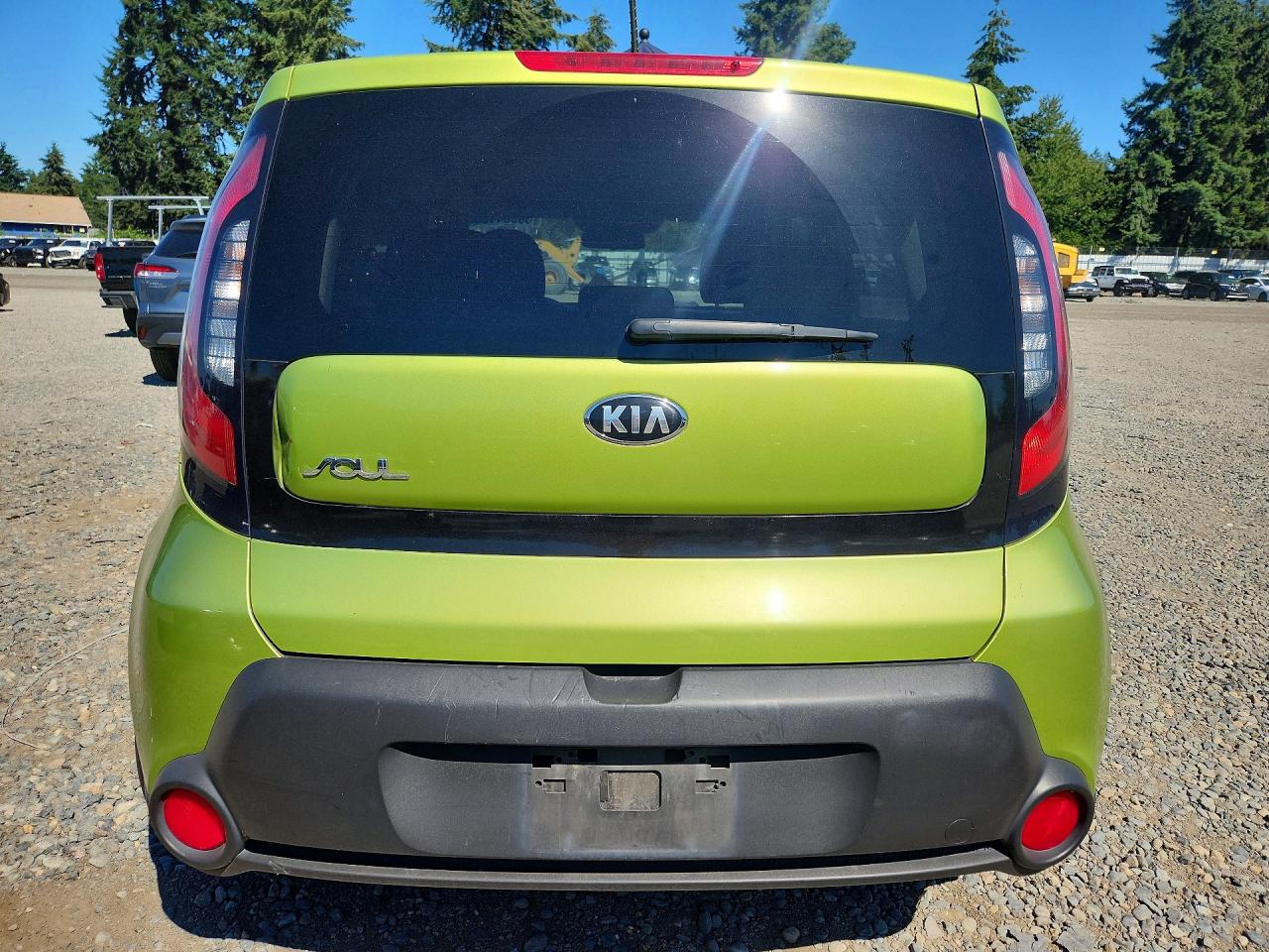 2014 Kia Soul Base Green vin: KNDJN2A2XE7724049