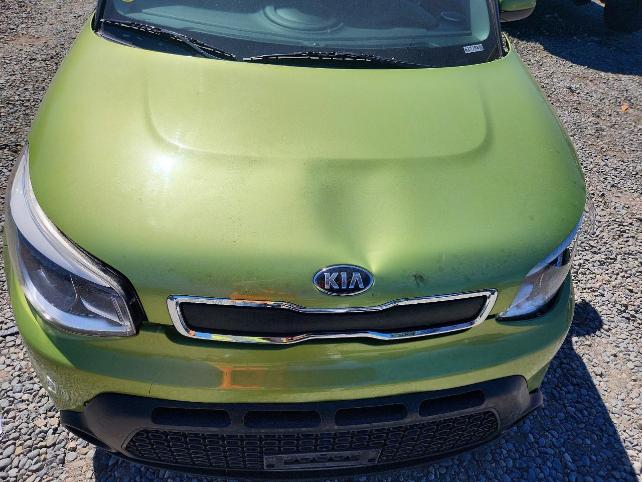 2014 Kia Soul Base Green vin: KNDJN2A2XE7724049