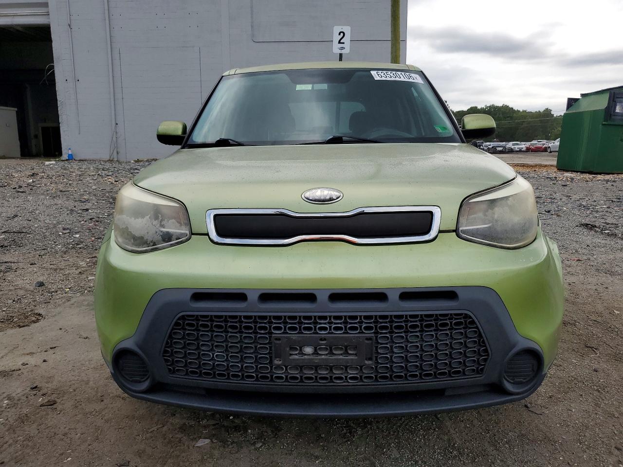 2014 Kia Soul Base Green vin: KNDJN2A2XE7735911