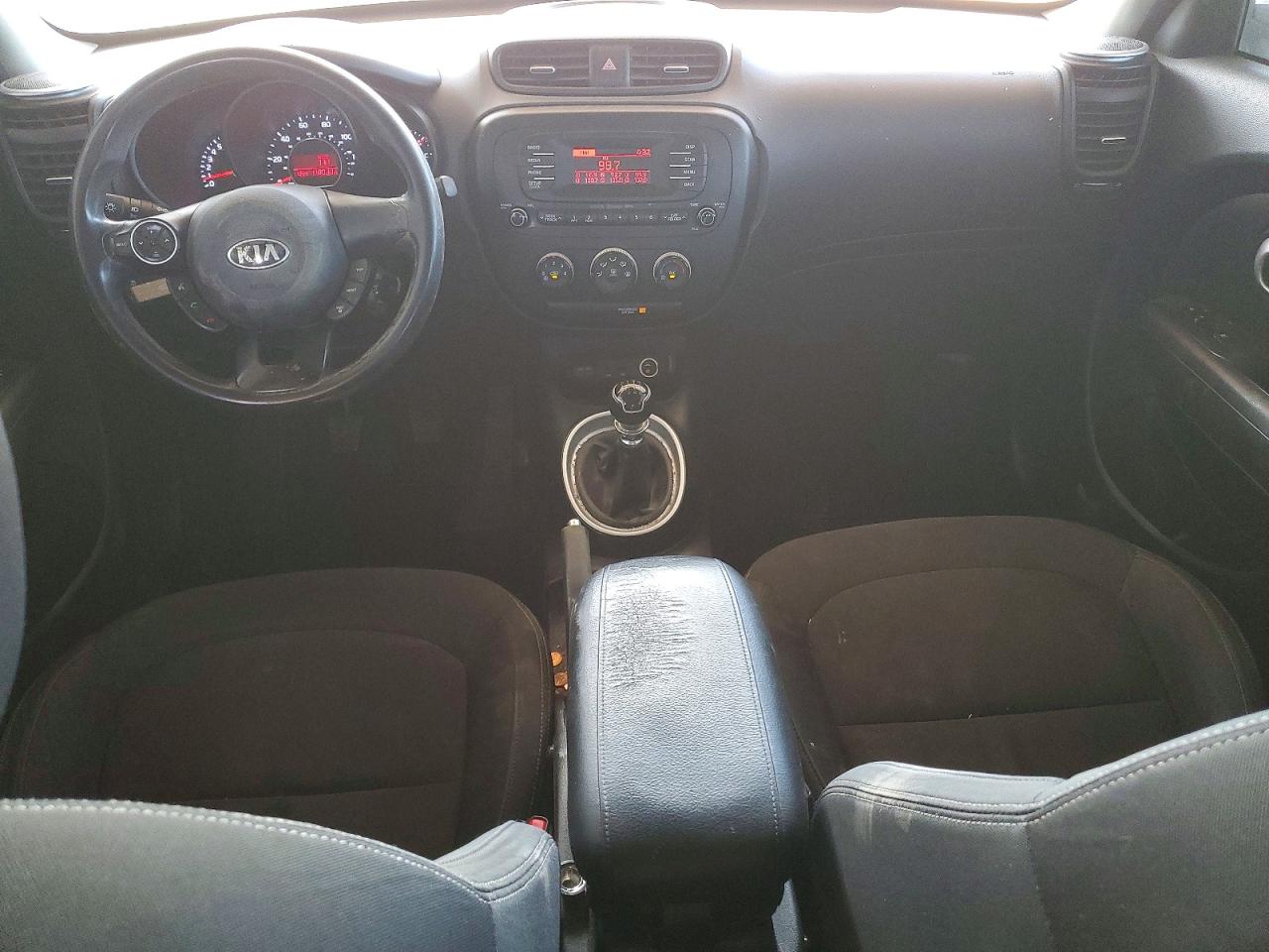 2014 Kia Soul Base Silver vin: KNDJN2A2XE7737304