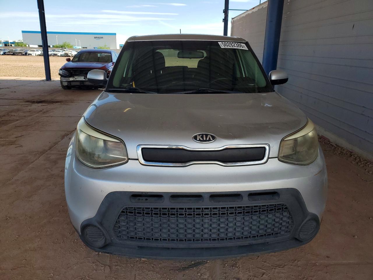 2014 Kia Soul Base Silver vin: KNDJN2A2XE7737304