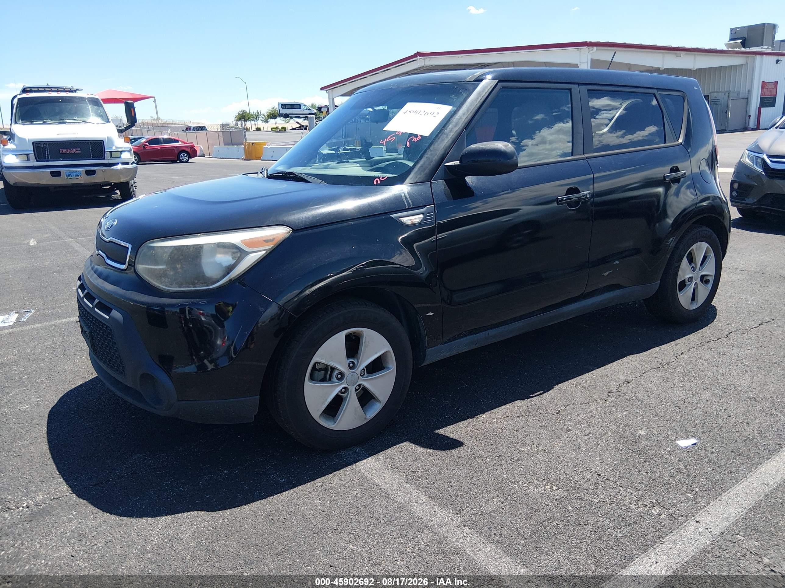 2014 Kia Soul   Black vin: KNDJN2A2XE7738727