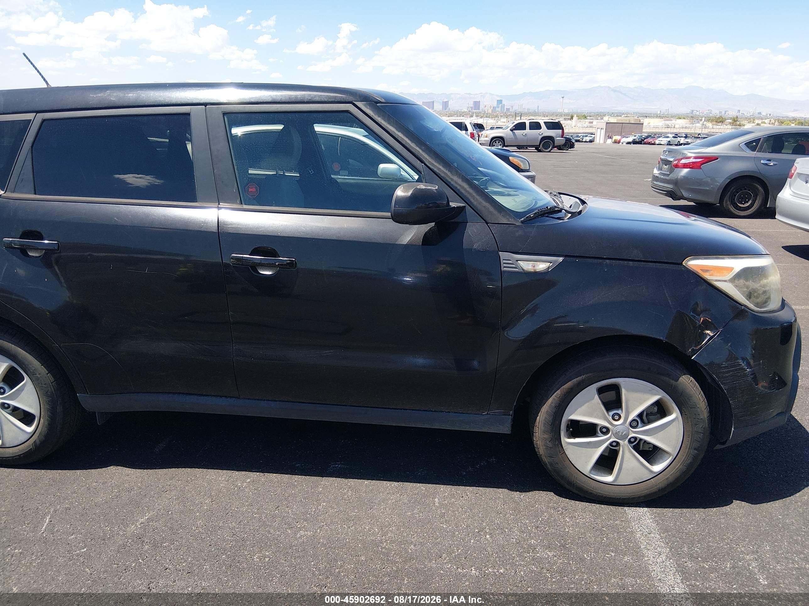 2014 Kia Soul   Black vin: KNDJN2A2XE7738727