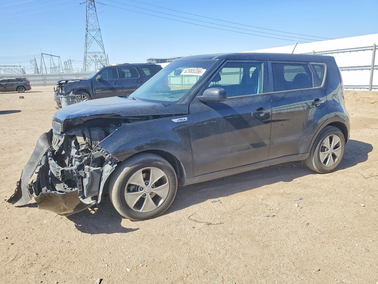 2015 Kia Soul Base Black vin: KNDJN2A2XF7168441