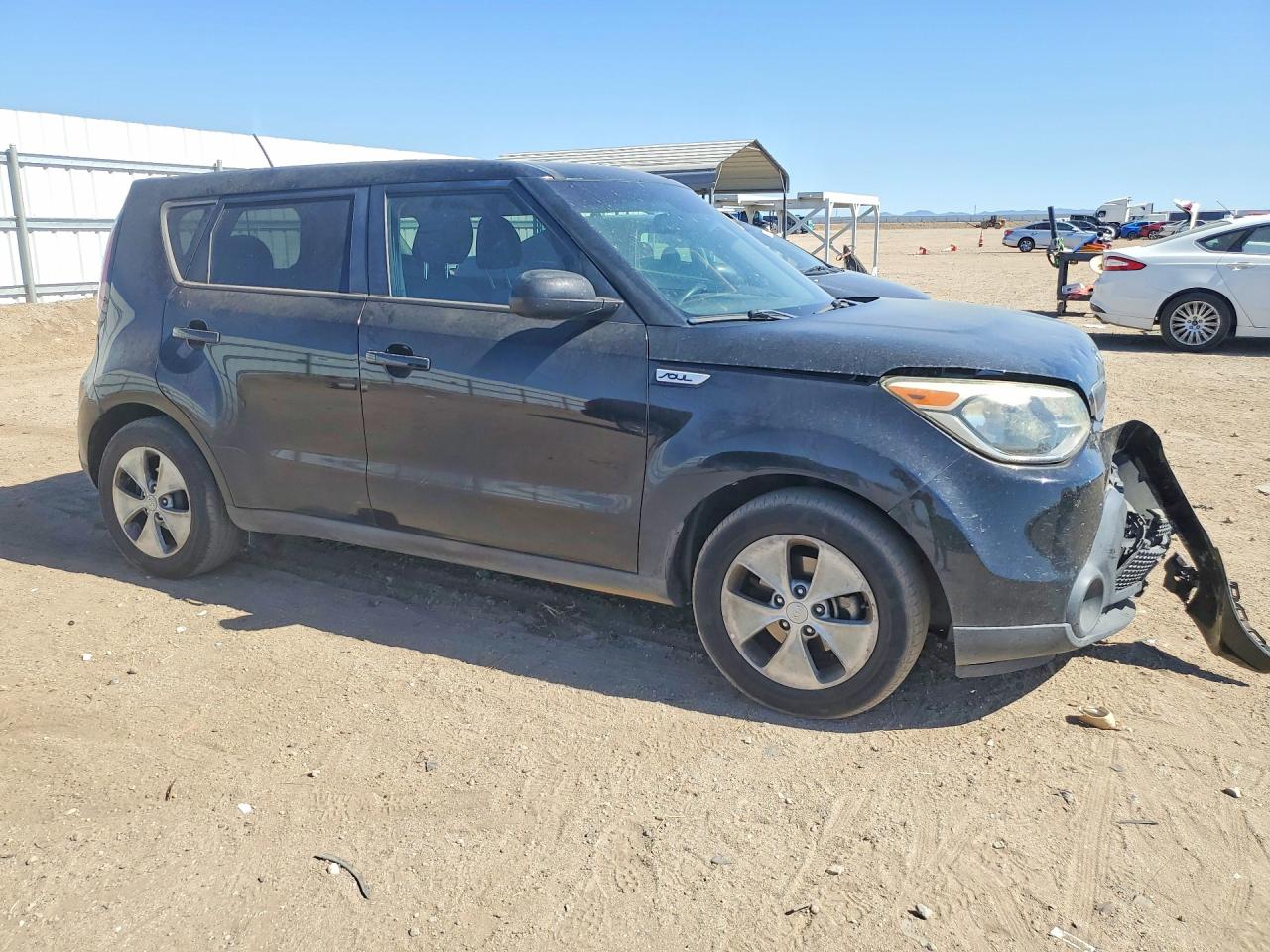2015 Kia Soul Base Black vin: KNDJN2A2XF7168441