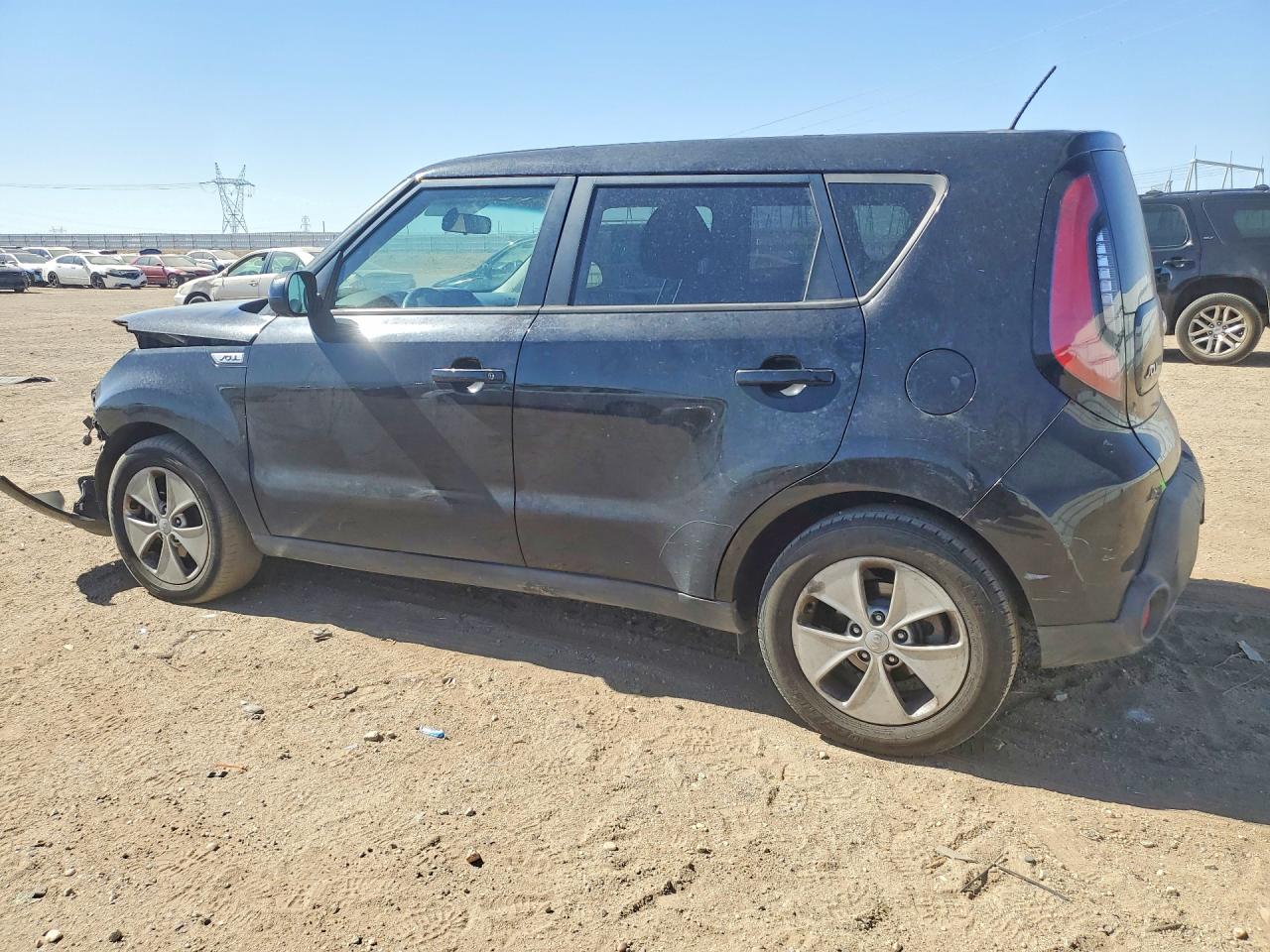 2015 Kia Soul Base Black vin: KNDJN2A2XF7168441