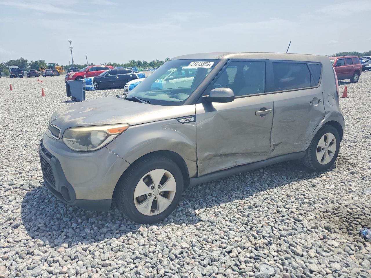 2015 Kia Soul Base Gray vin: KNDJN2A2XF7168648