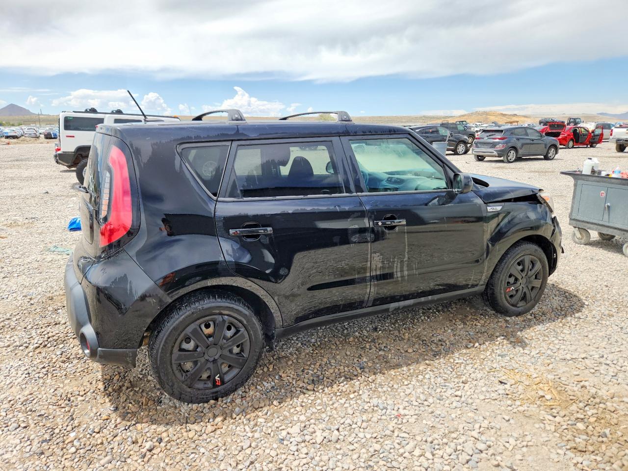2015 Kia Soul Base Black vin: KNDJN2A2XF7170481