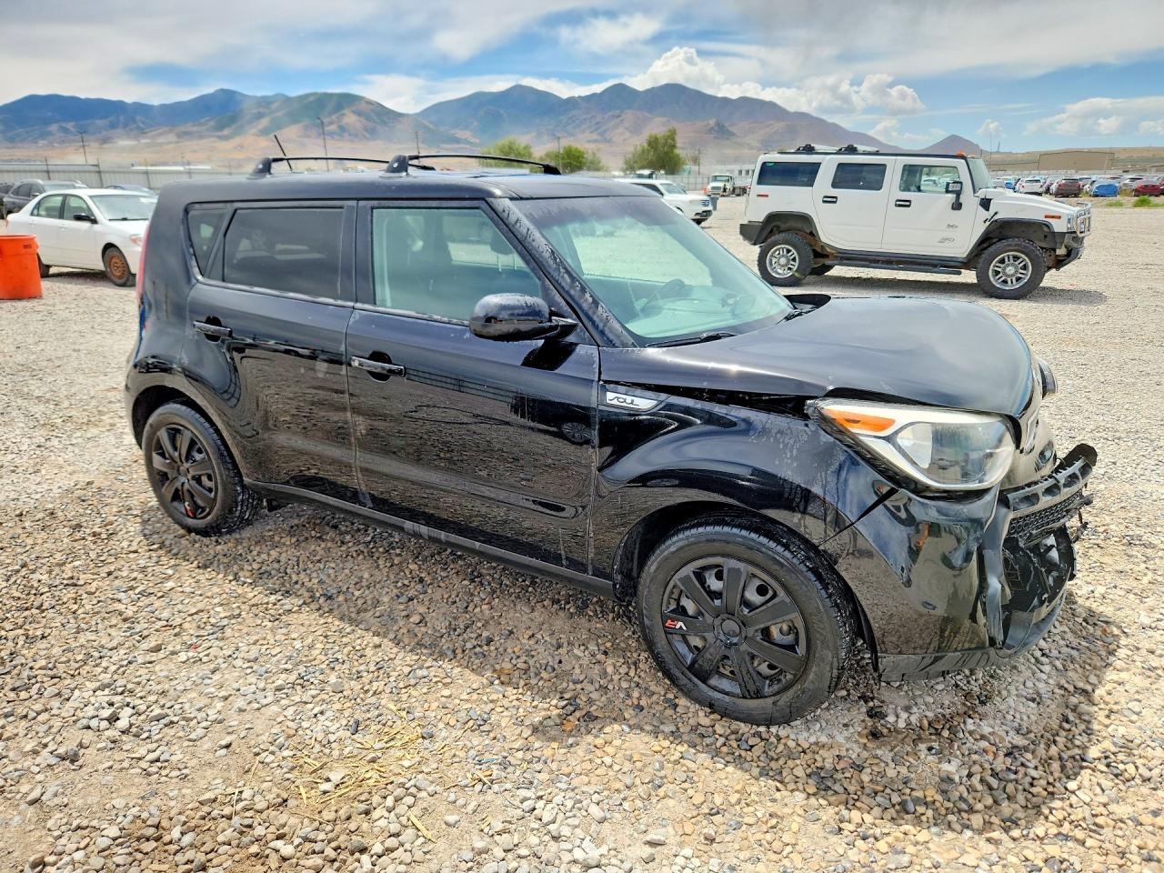 2015 Kia Soul Base Black vin: KNDJN2A2XF7170481