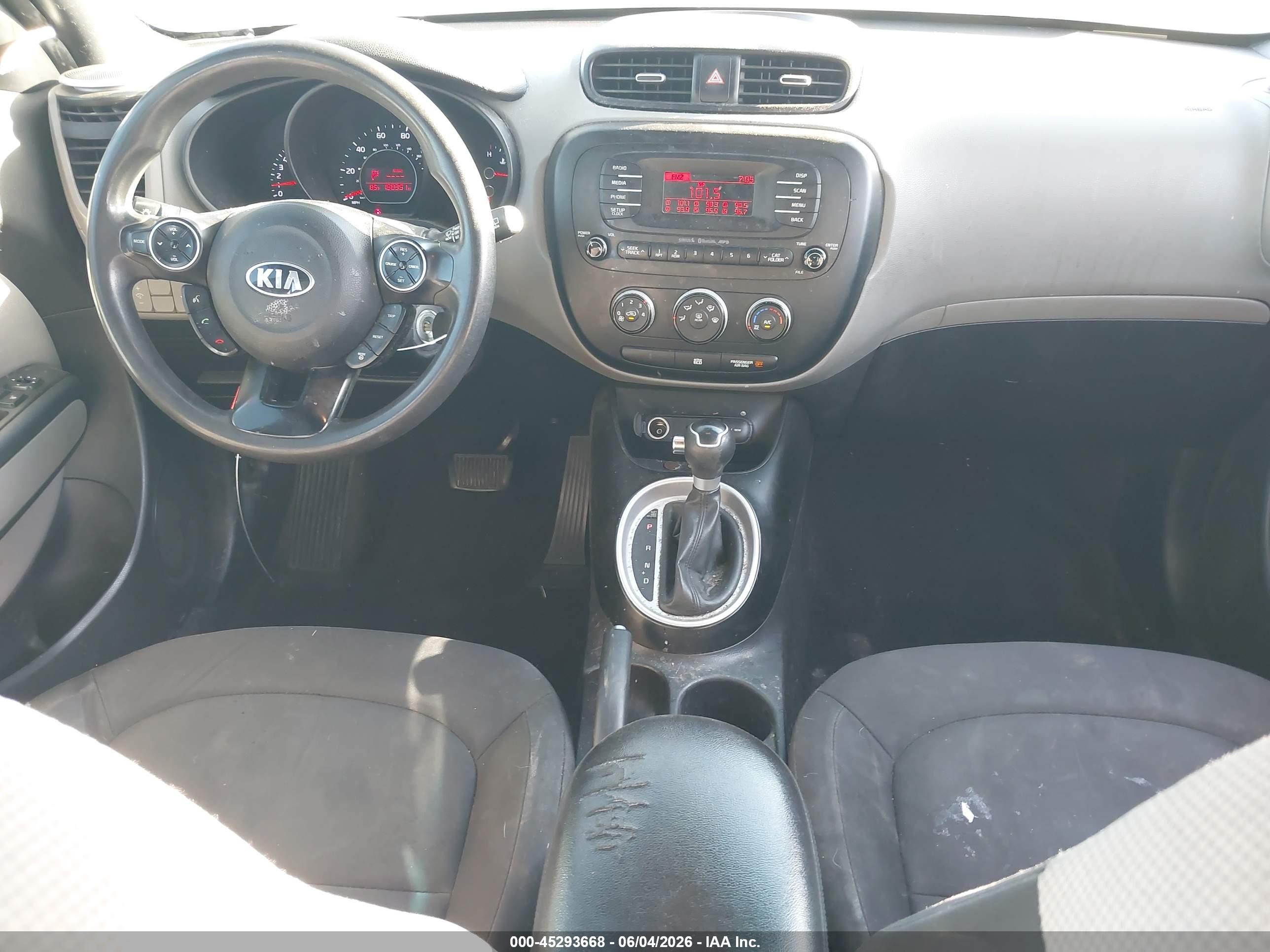 2015 Kia Soul   Gray vin: KNDJN2A2XF7170884