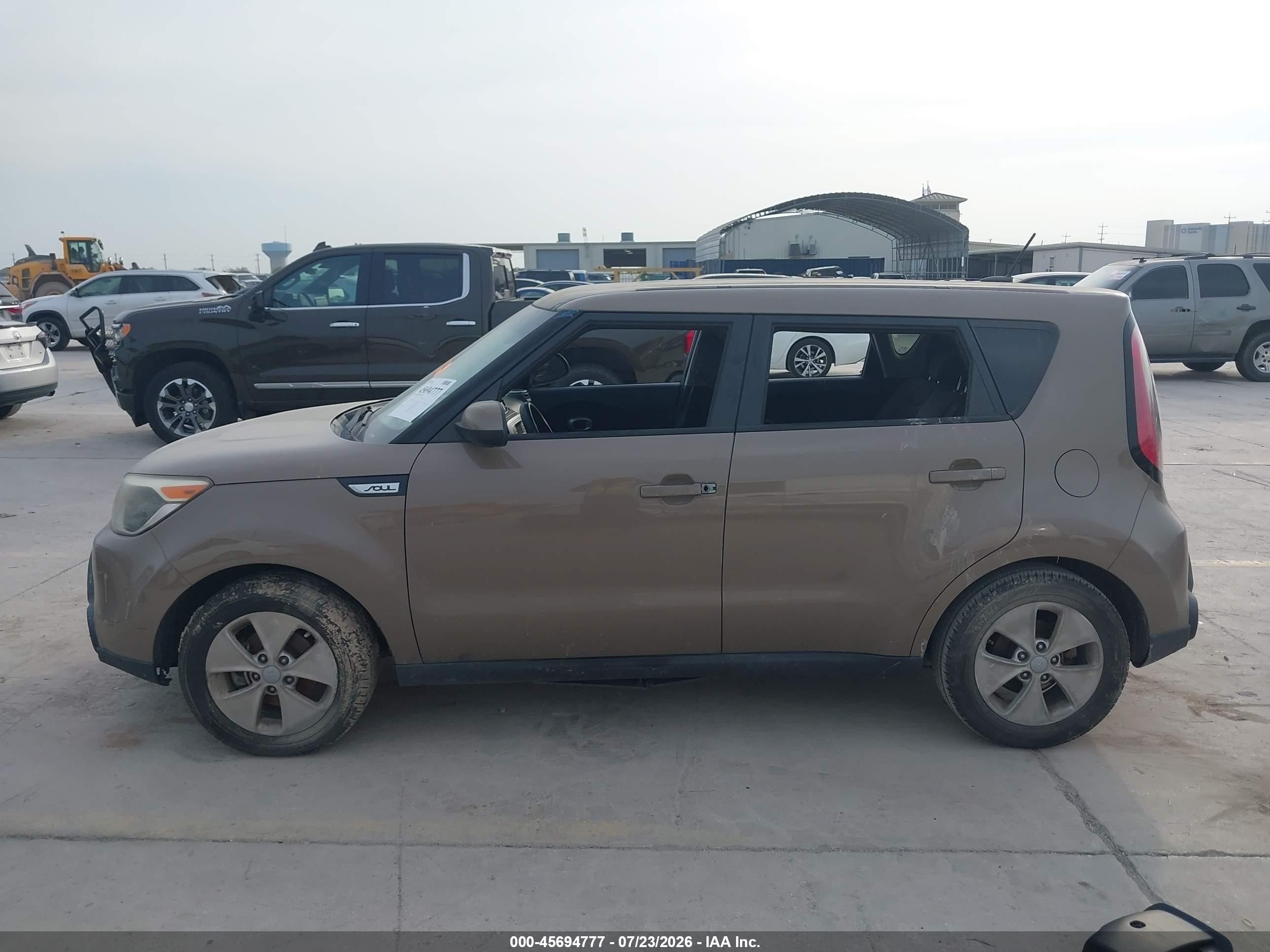 2015 Kia Soul   Brown vin: KNDJN2A2XF7204807