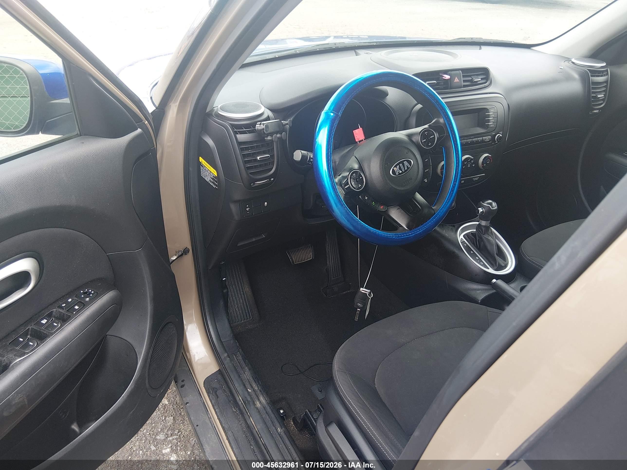 2015 Kia Soul   Синий vin: KNDJN2A2XF7208792