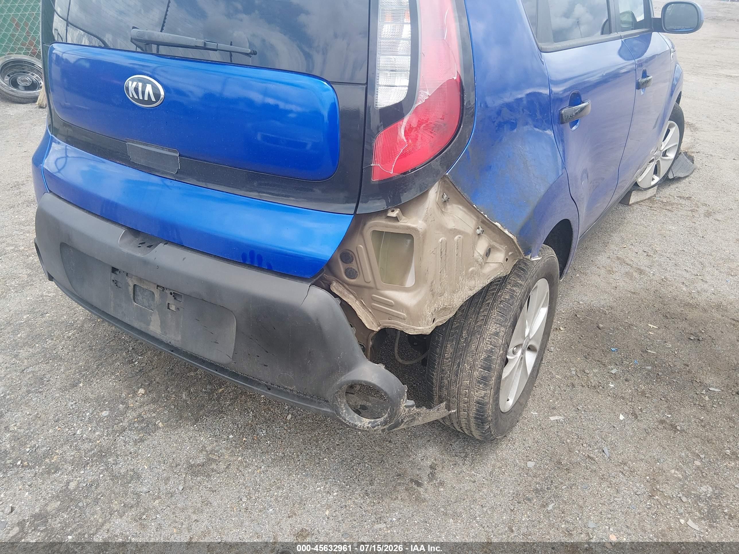 2015 Kia Soul   Синий vin: KNDJN2A2XF7208792