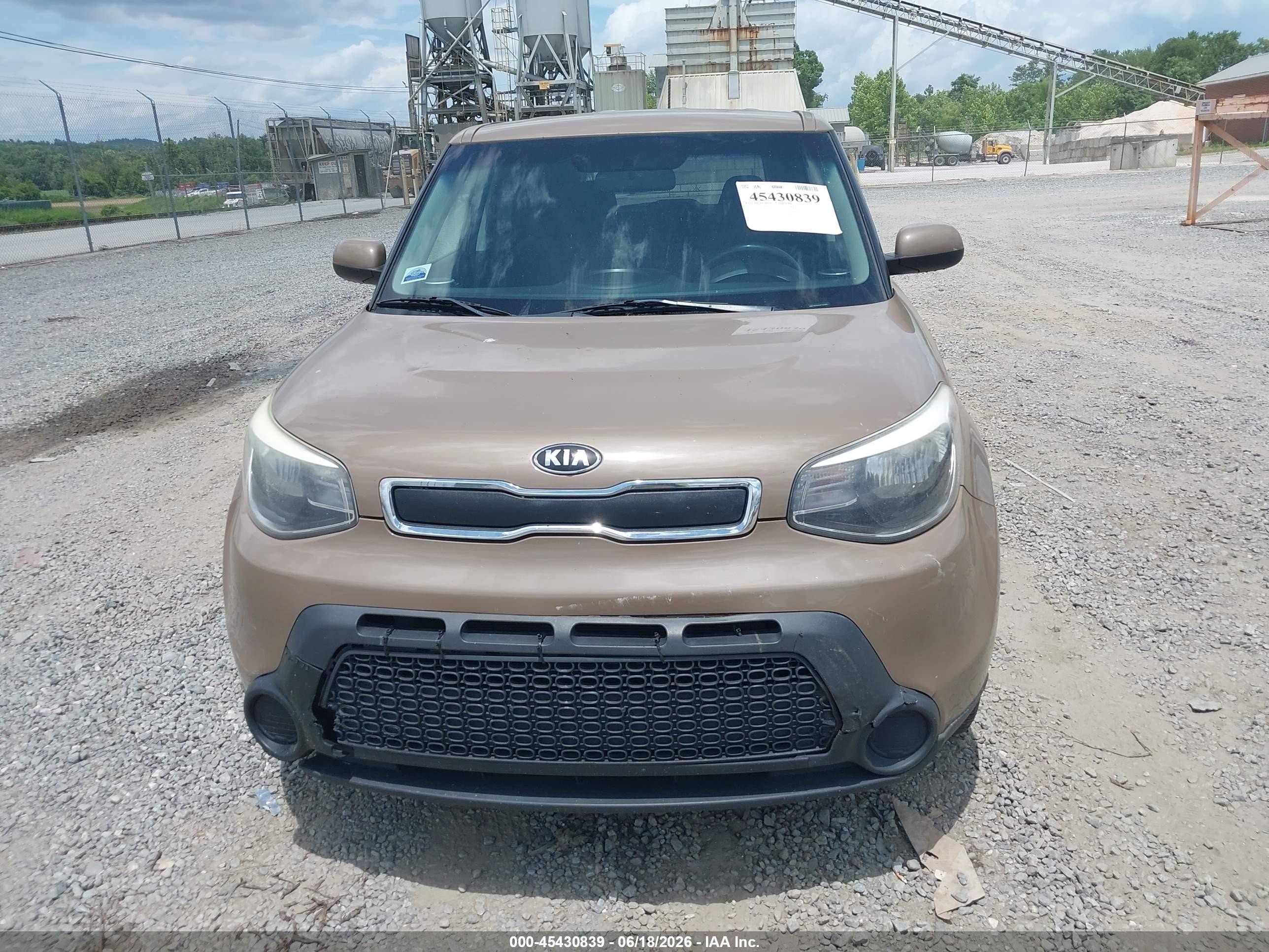 2015 Kia Soul   Brown vin: KNDJN2A2XF7220893