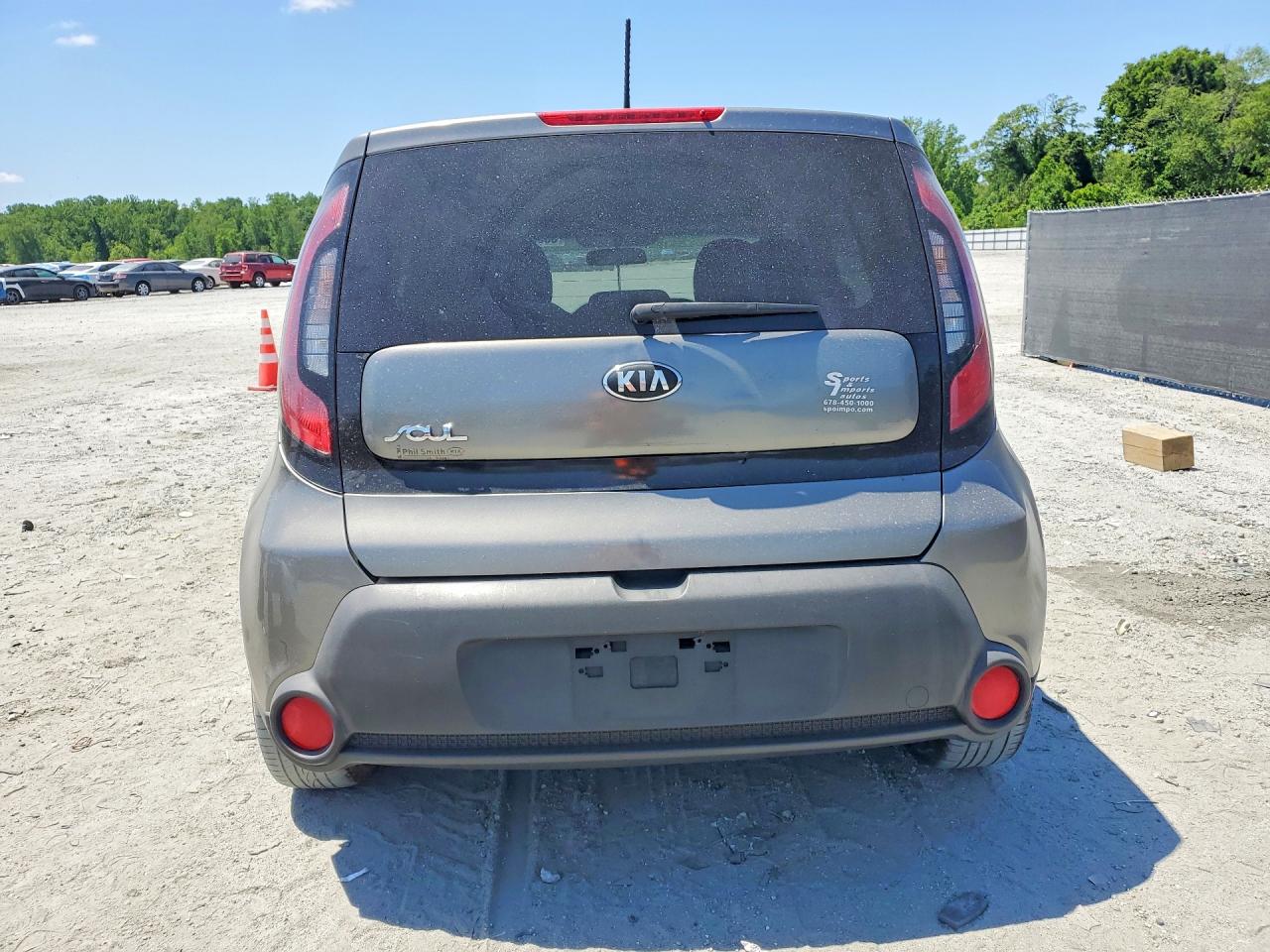 2015 Kia Soul Base Gray vin: KNDJN2A2XF7236155
