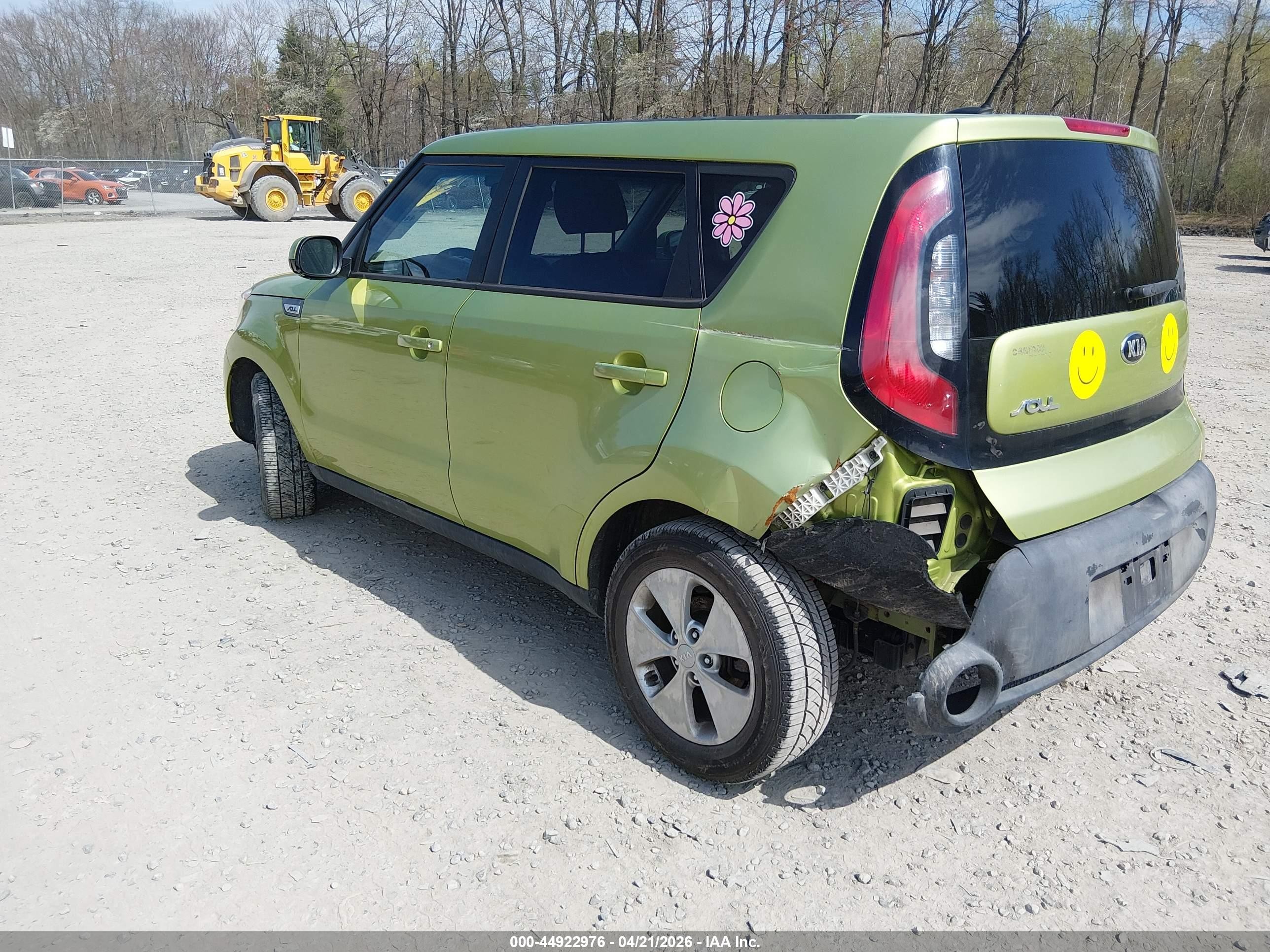 2015 Kia Soul   Green vin: KNDJN2A2XF7778954
