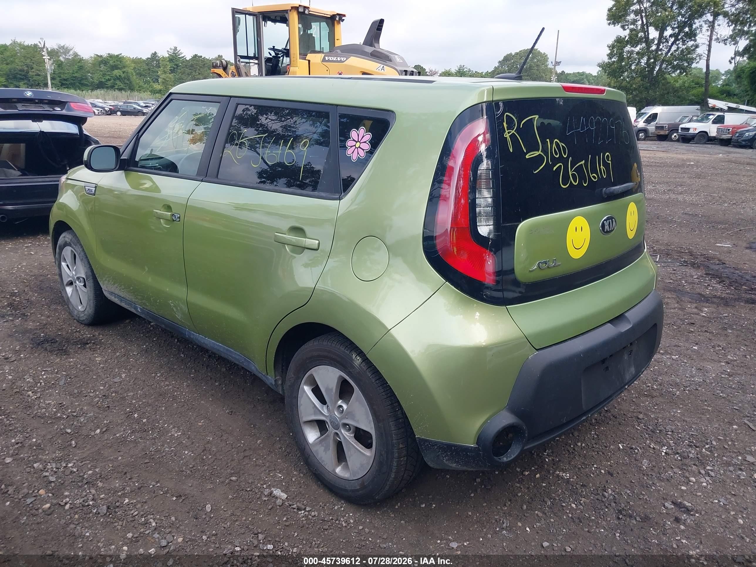2015 Kia Soul   Green vin: KNDJN2A2XF7778954