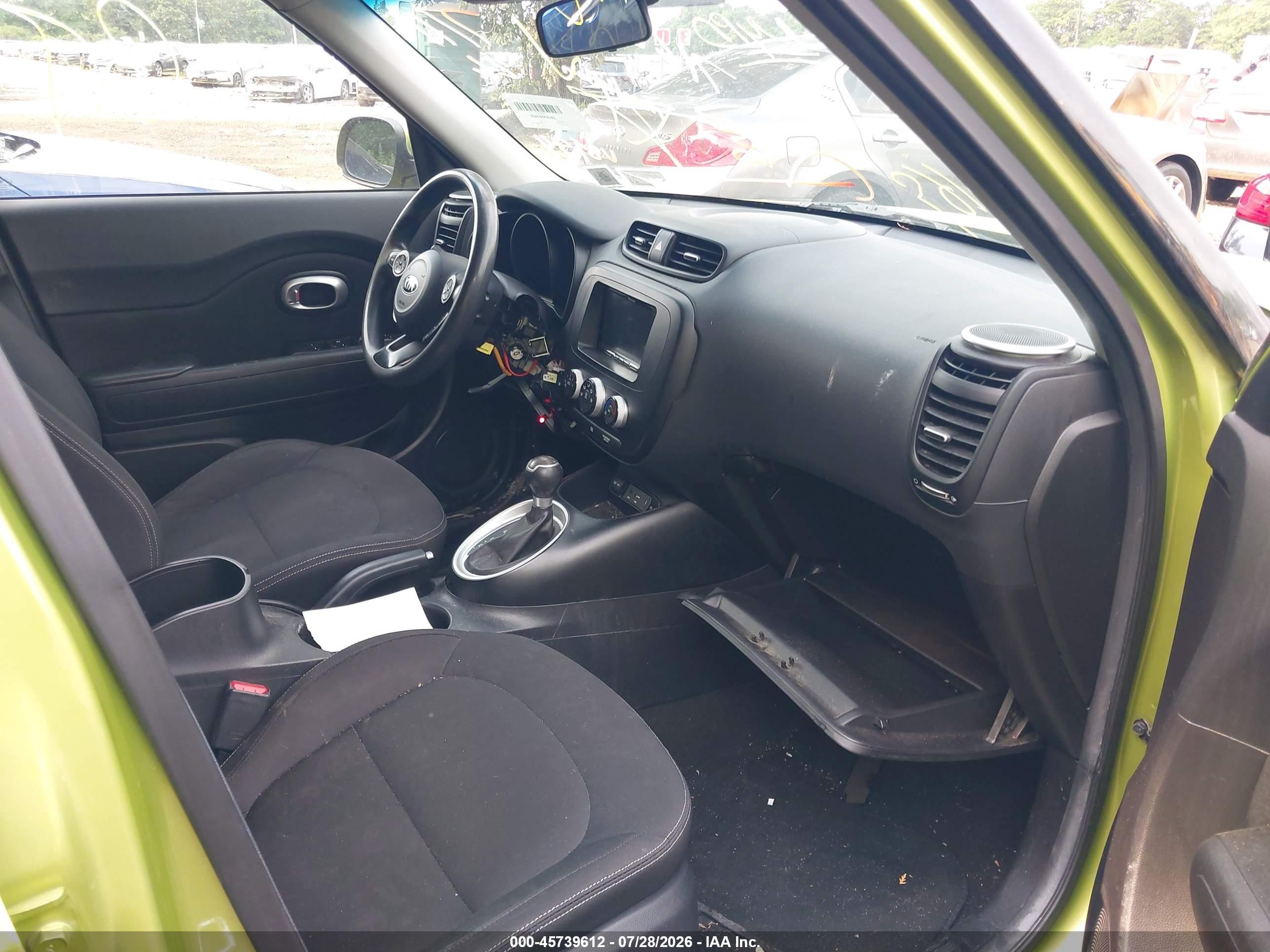 2015 Kia Soul   Green vin: KNDJN2A2XF7778954