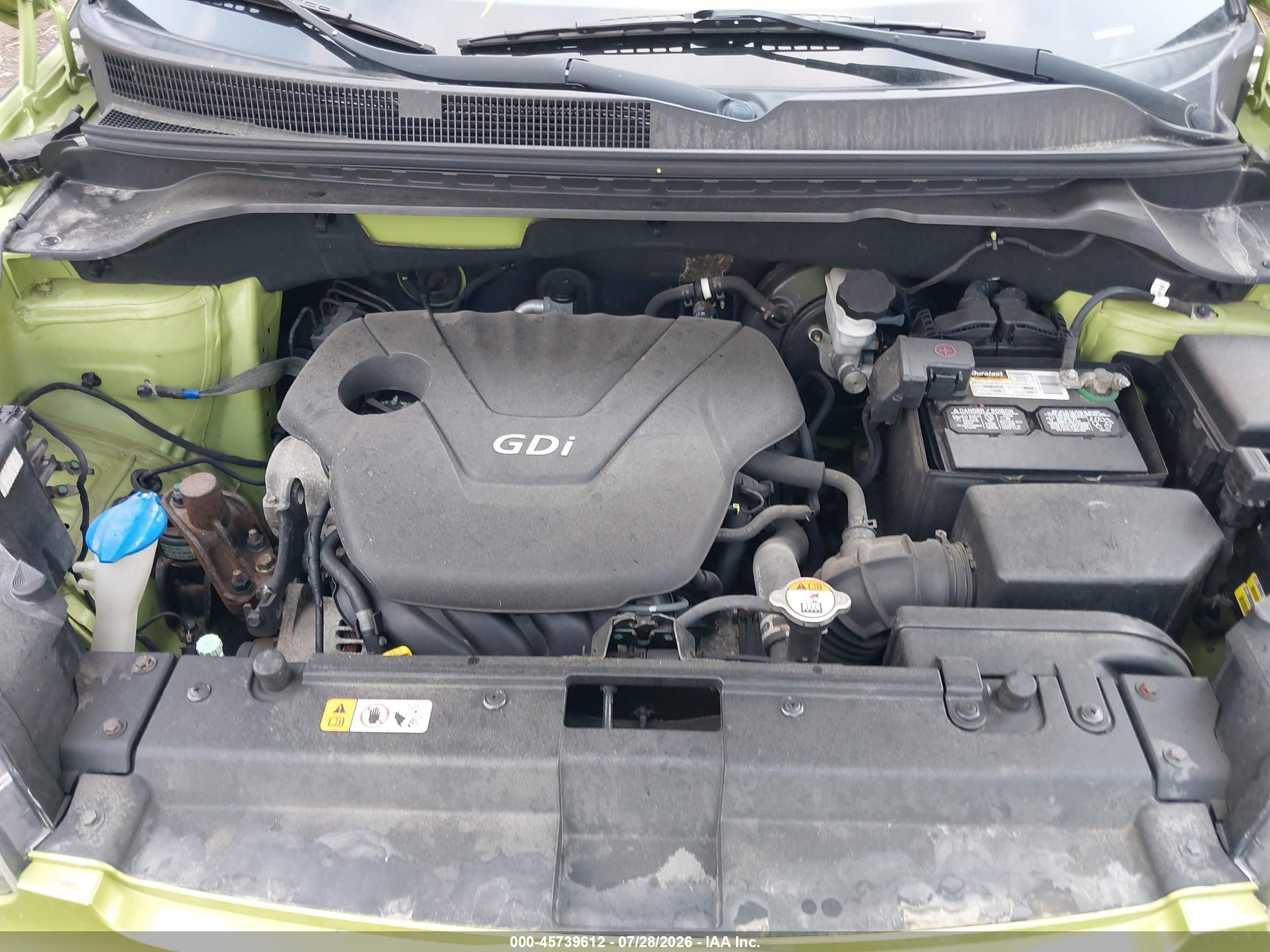 2015 Kia Soul   Green vin: KNDJN2A2XF7778954