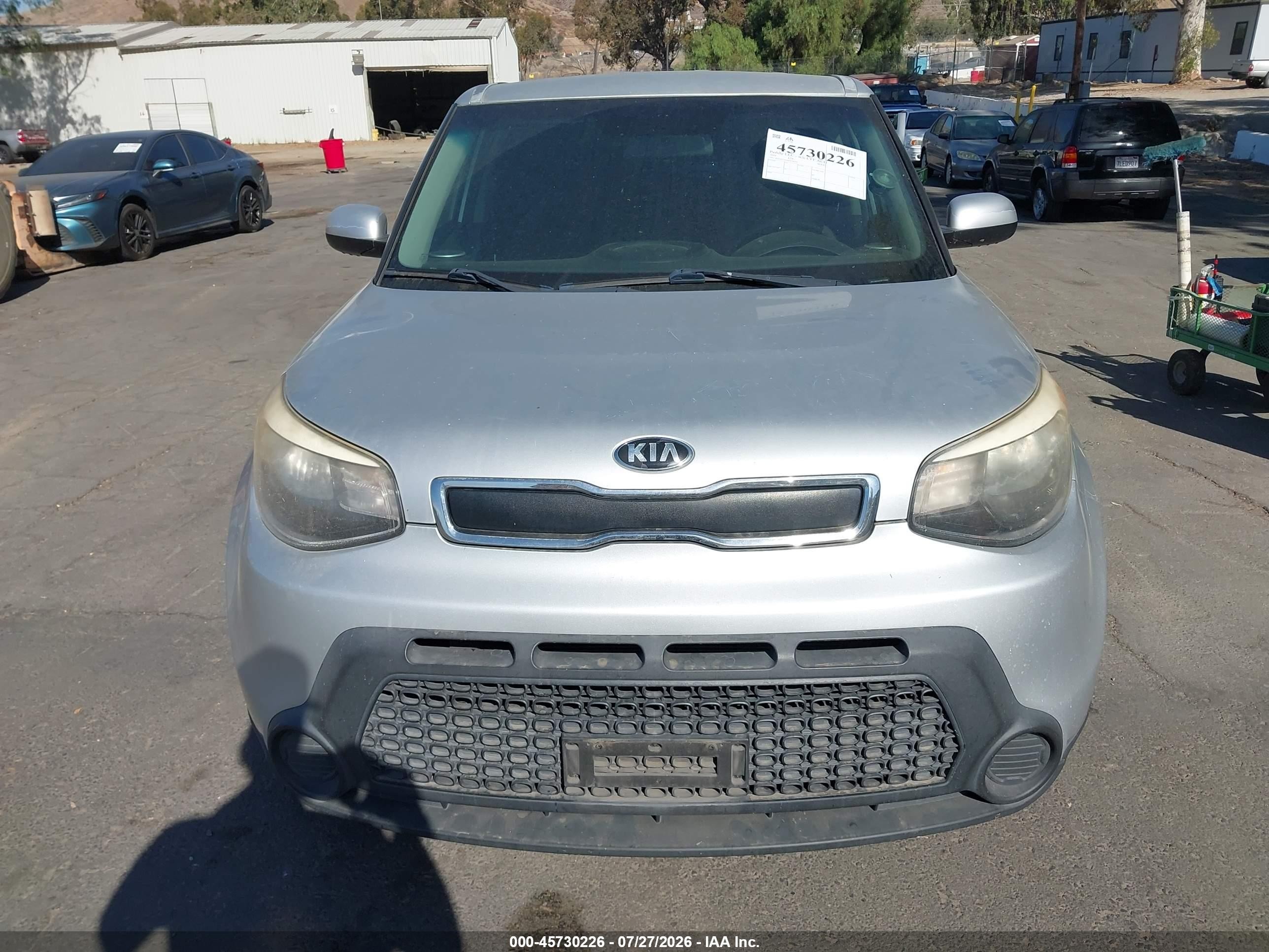 2015 Kia Soul   Silver vin: KNDJN2A2XF7794197