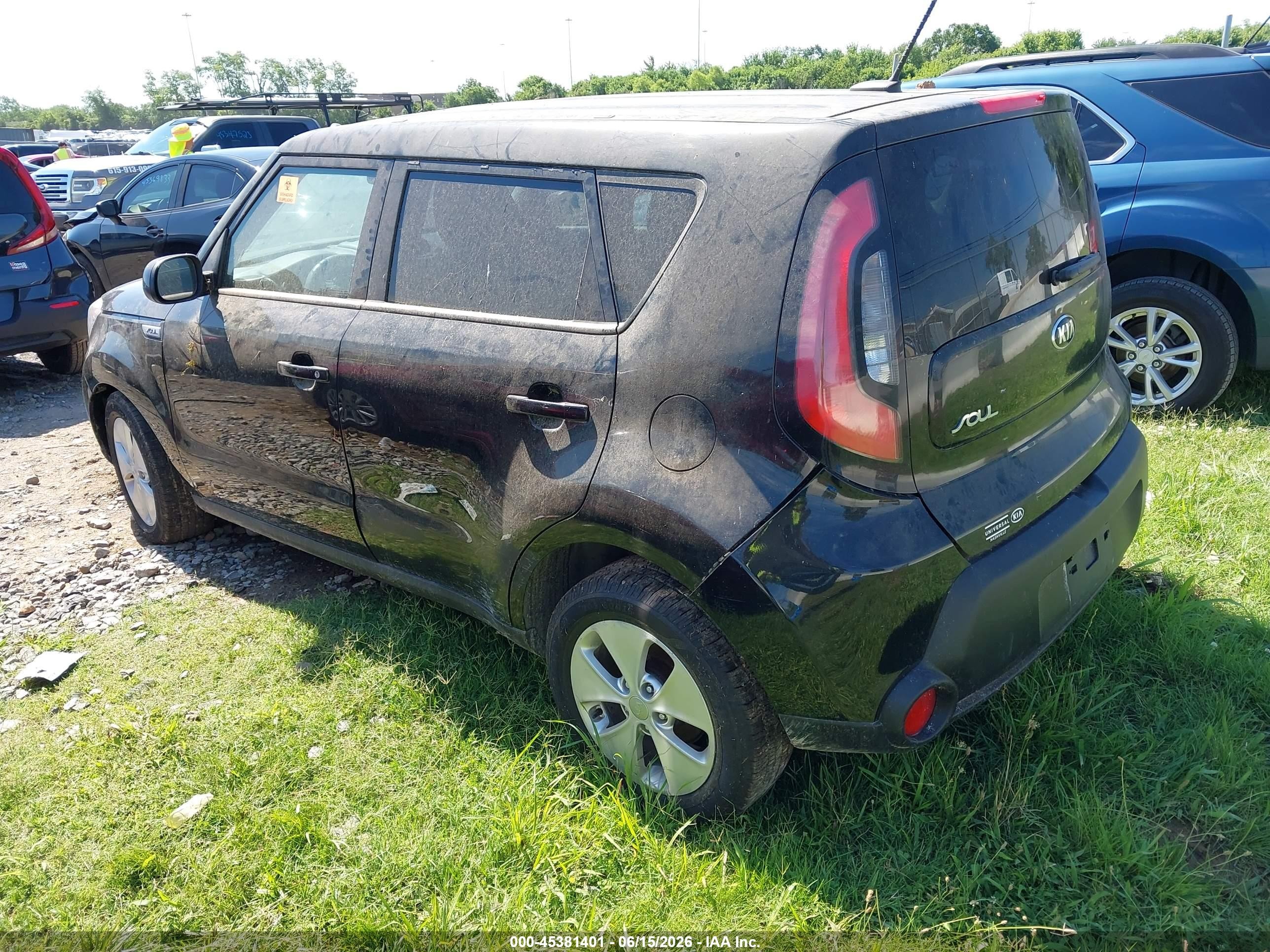 2016 Kia Soul   Black vin: KNDJN2A2XG7301104