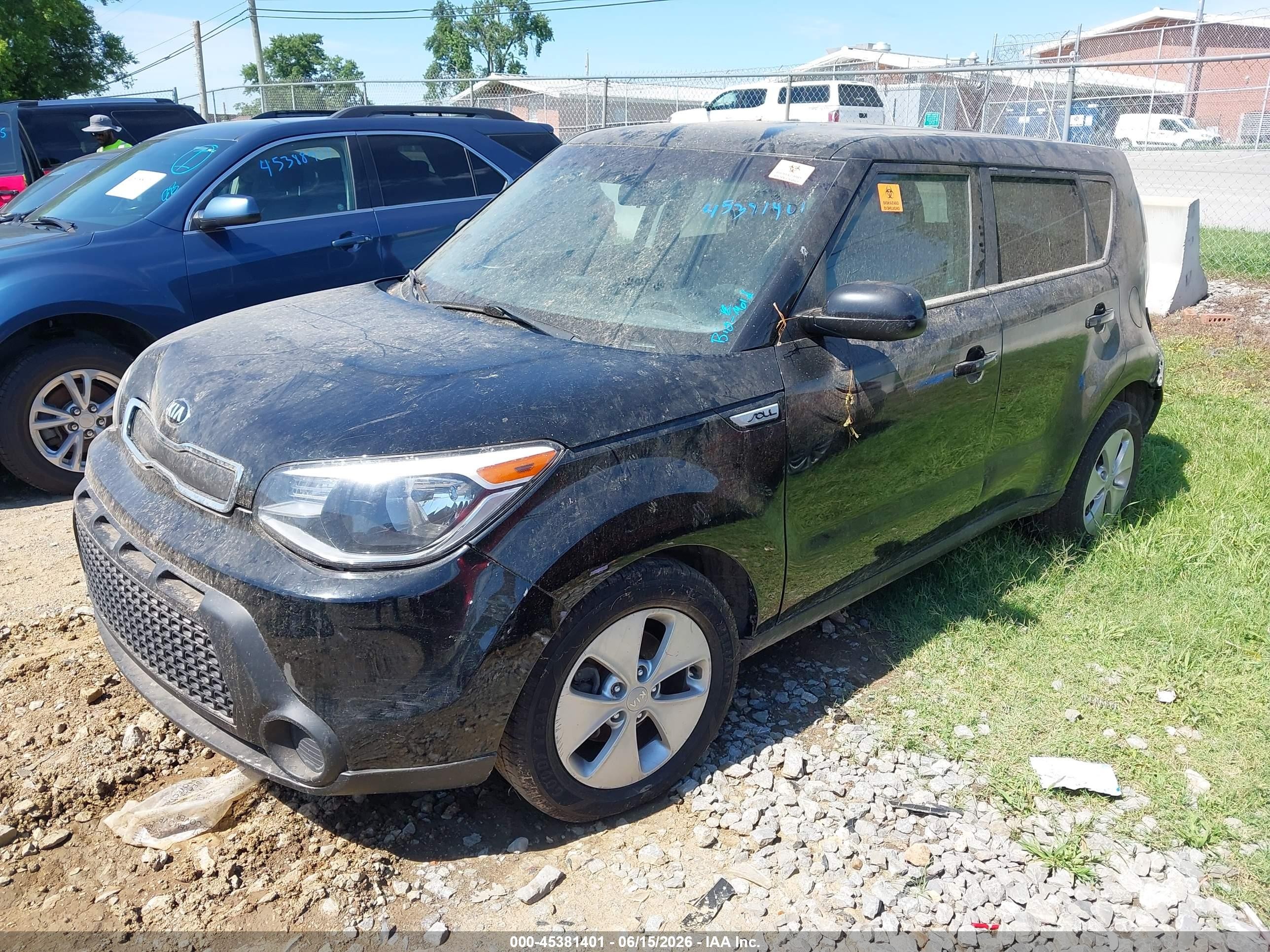 2016 Kia Soul   Black vin: KNDJN2A2XG7301104