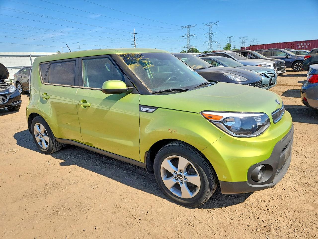 2018 Kia Soul Base Green vin: KNDJN2A2XJ7889609