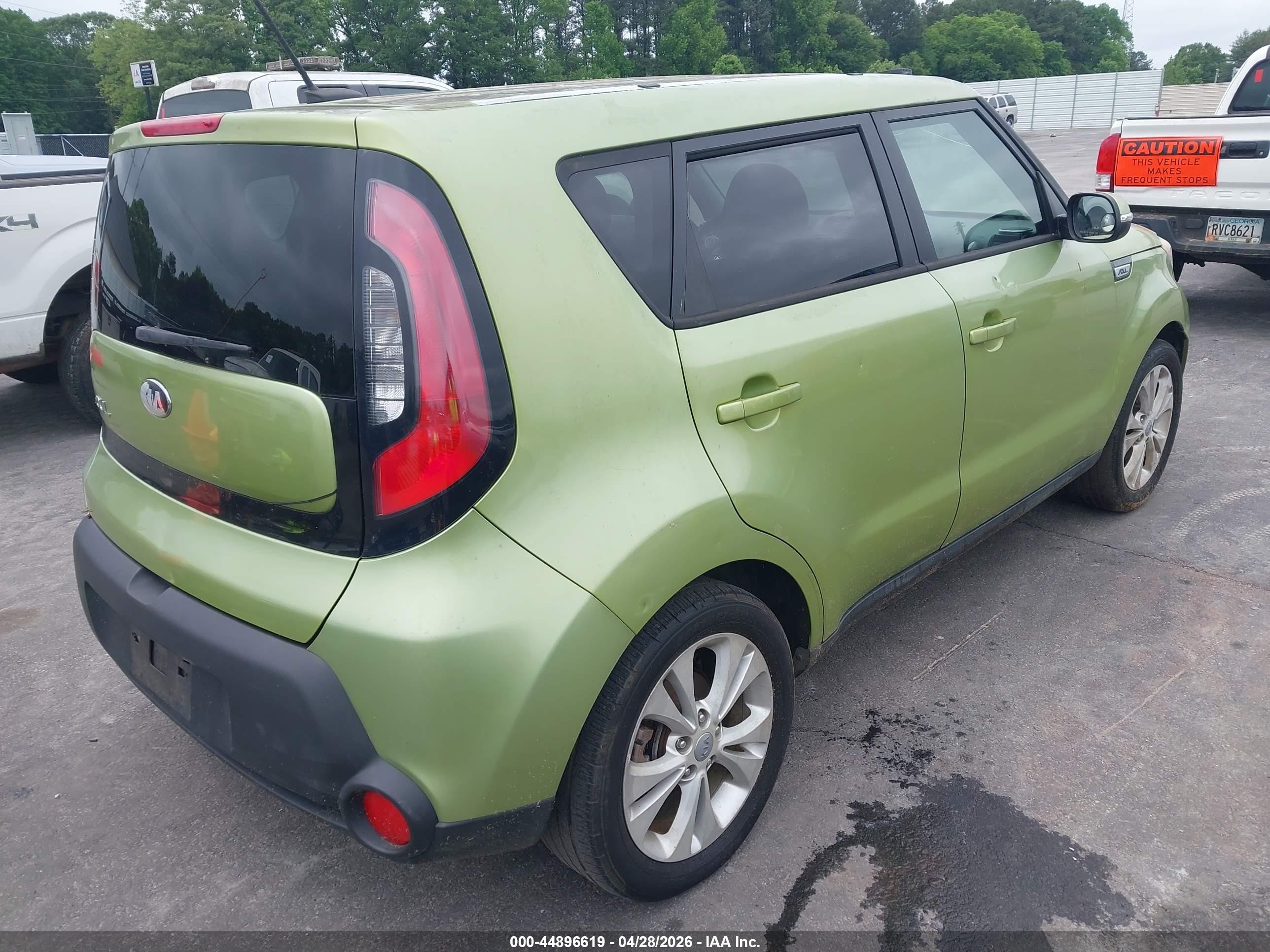 2014 Kia Soul + Green vin: KNDJP3A50E7708517