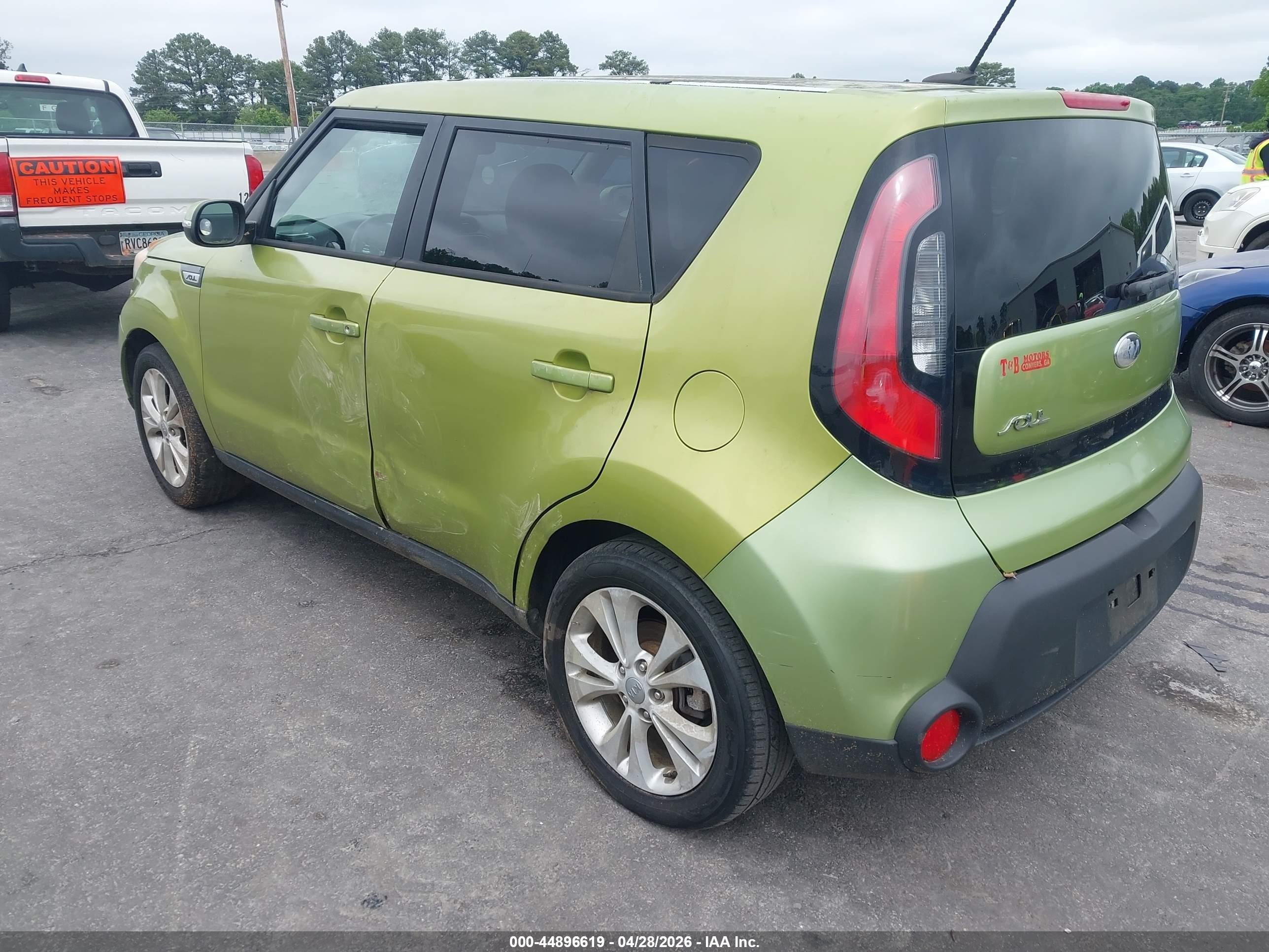 2014 Kia Soul + Green vin: KNDJP3A50E7708517