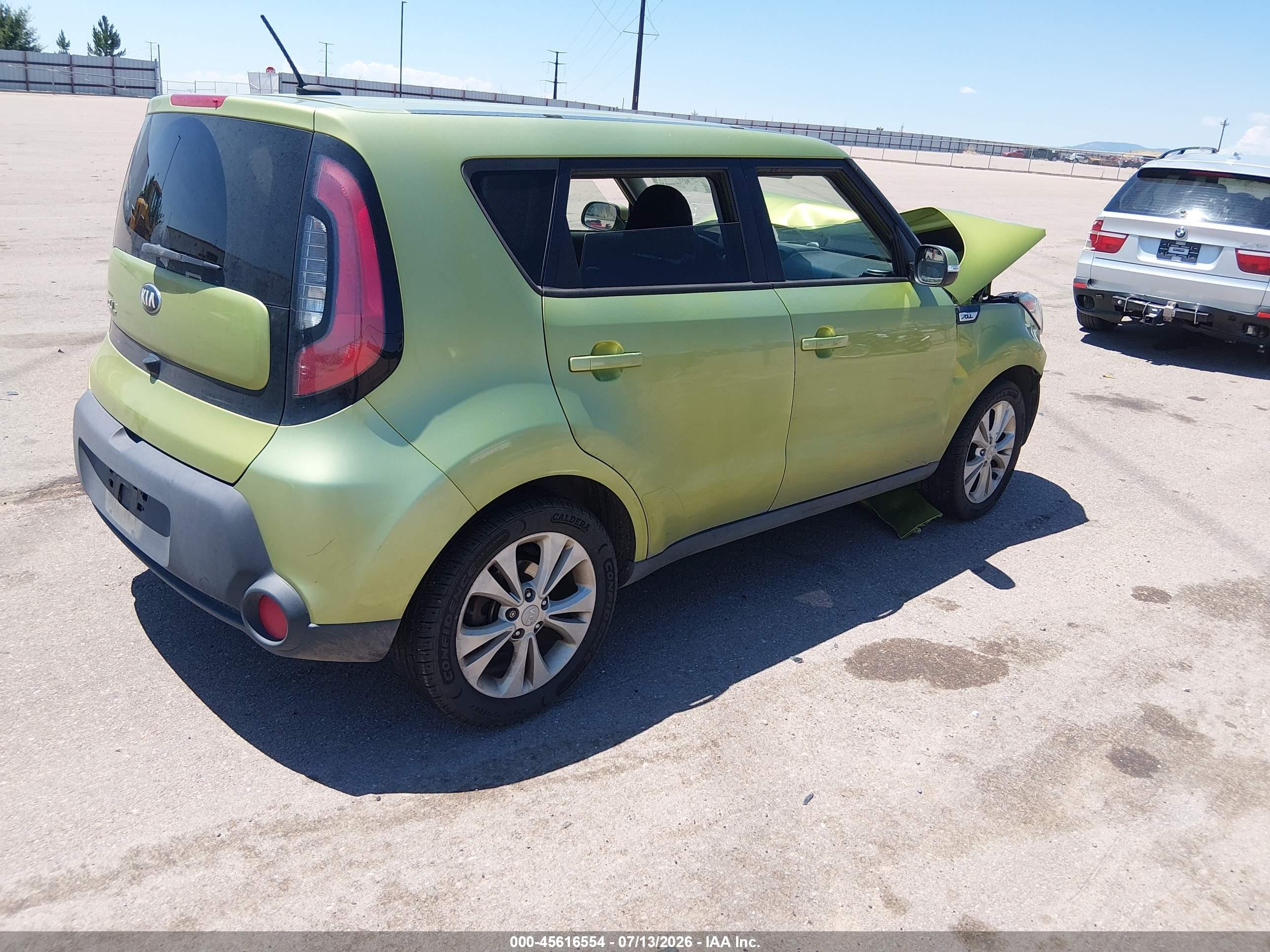 2014 Kia Soul + Green vin: KNDJP3A50E7708856