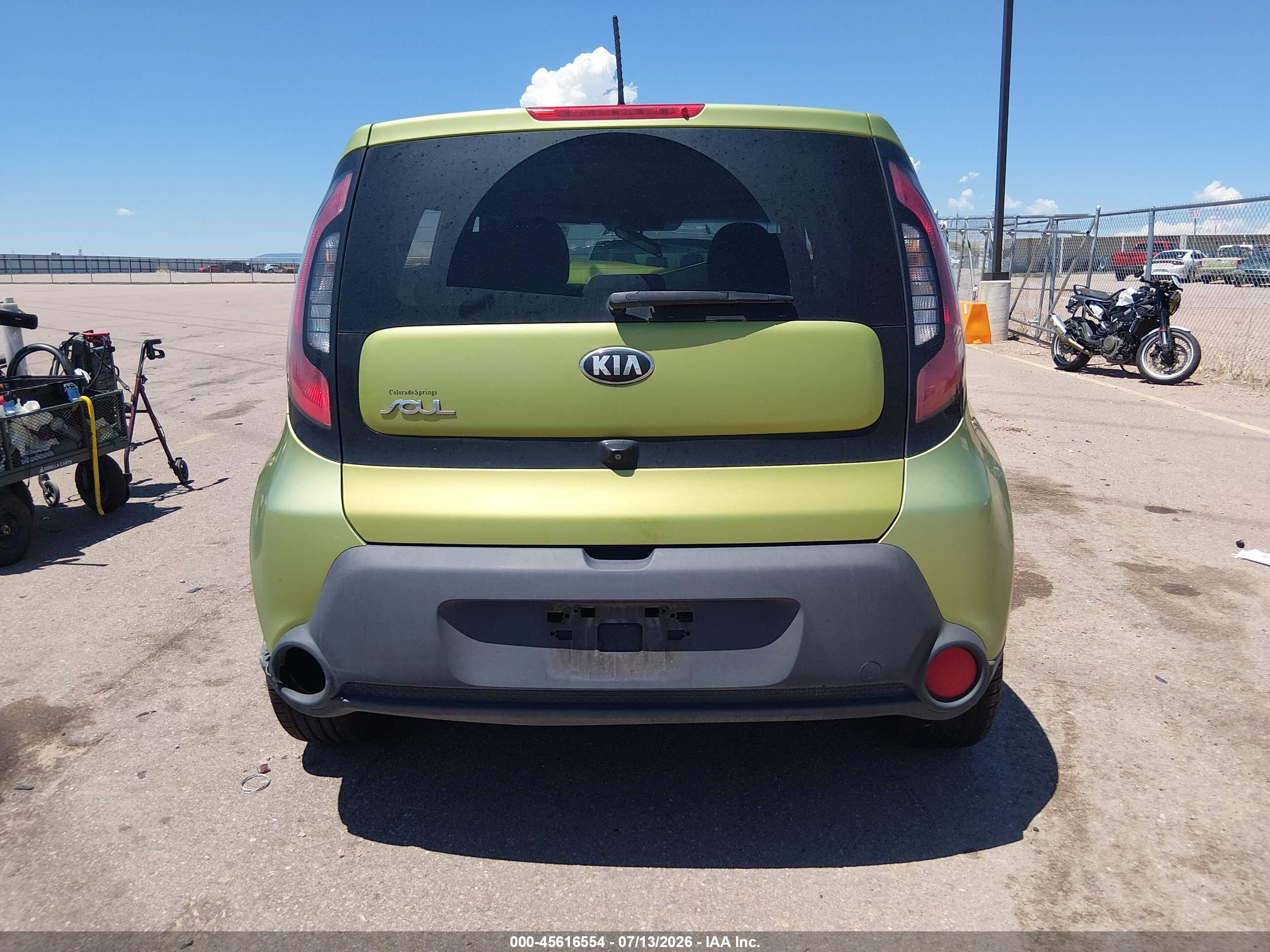 2014 Kia Soul + Green vin: KNDJP3A50E7708856