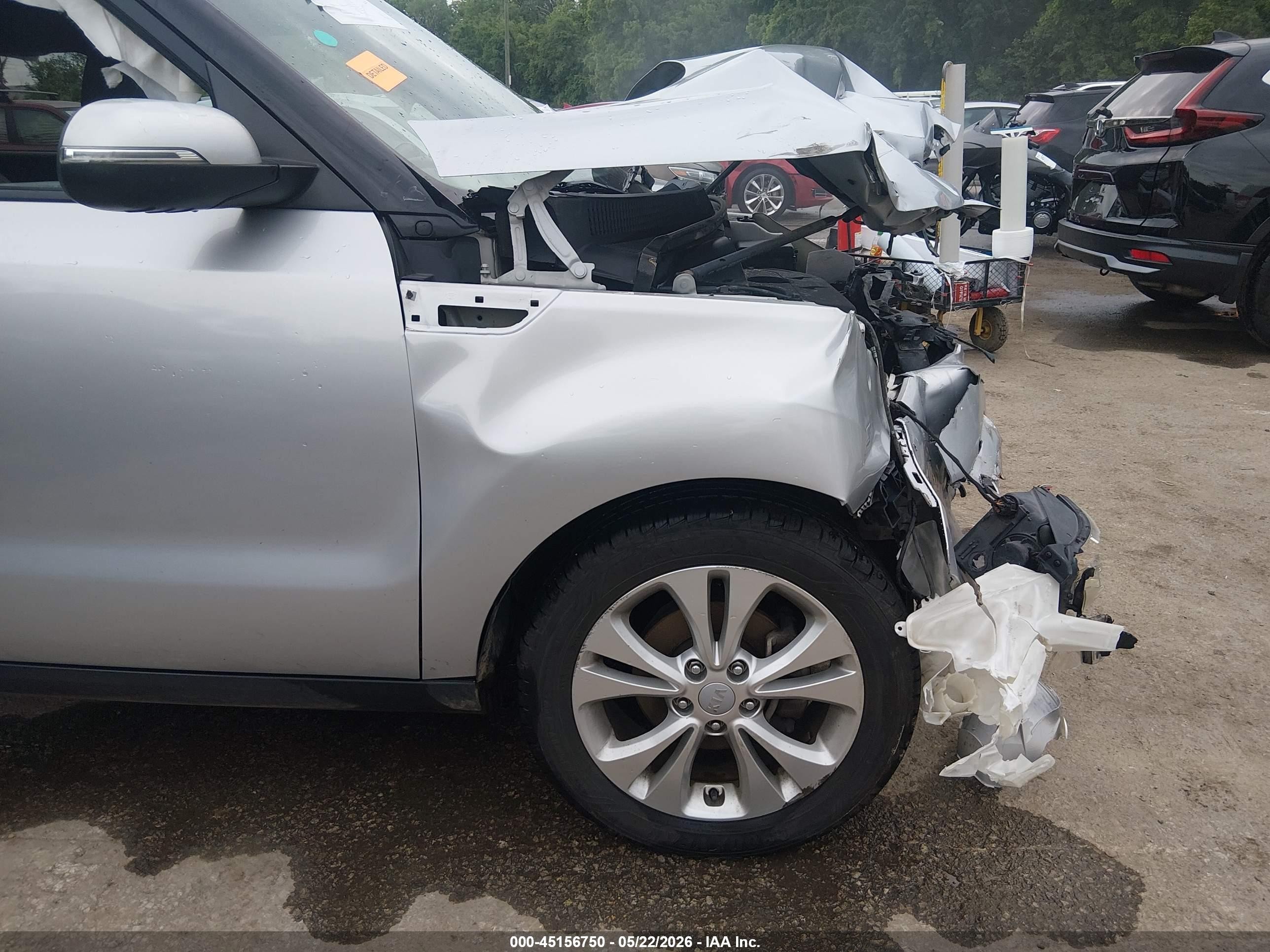 2014 Kia Soul + Silver vin: KNDJP3A50E7722904