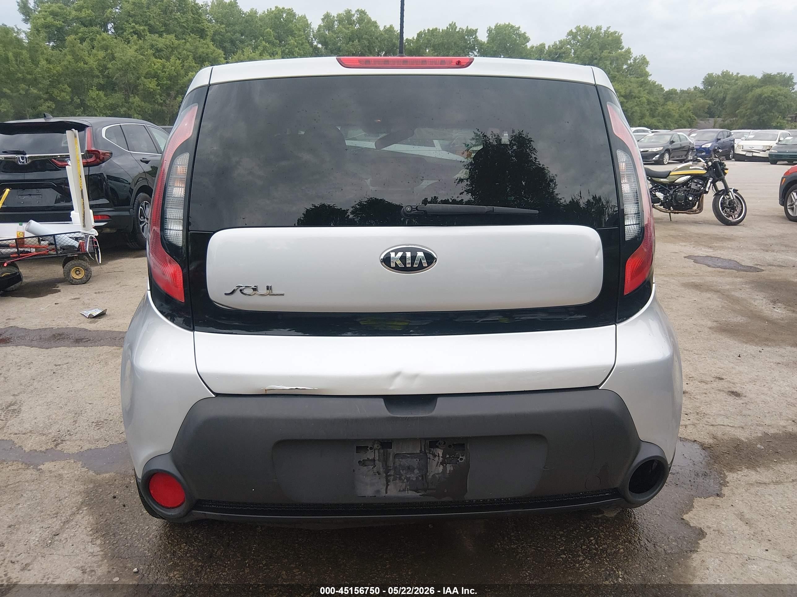 2014 Kia Soul + Silver vin: KNDJP3A50E7722904