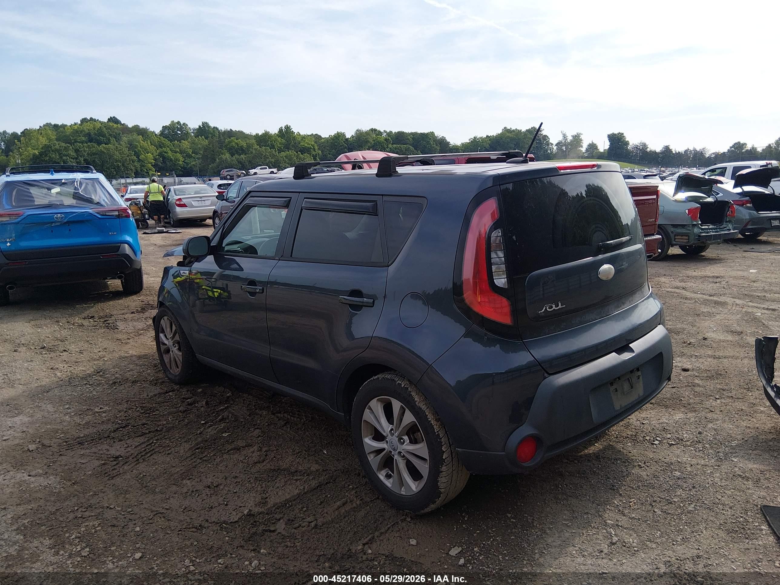 2015 Kia Soul + Gray vin: KNDJP3A50F7174601