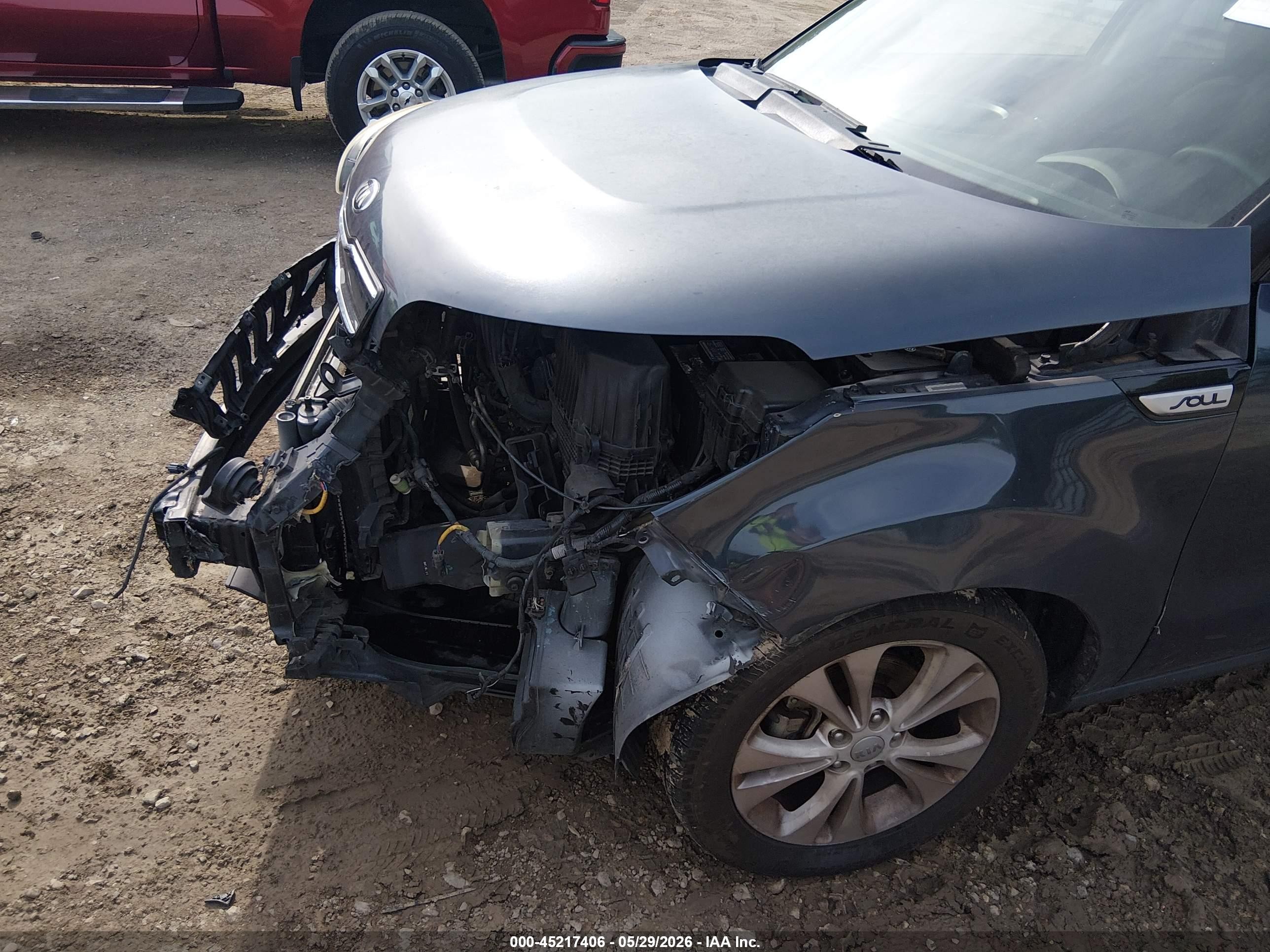 2015 Kia Soul + Gray vin: KNDJP3A50F7174601