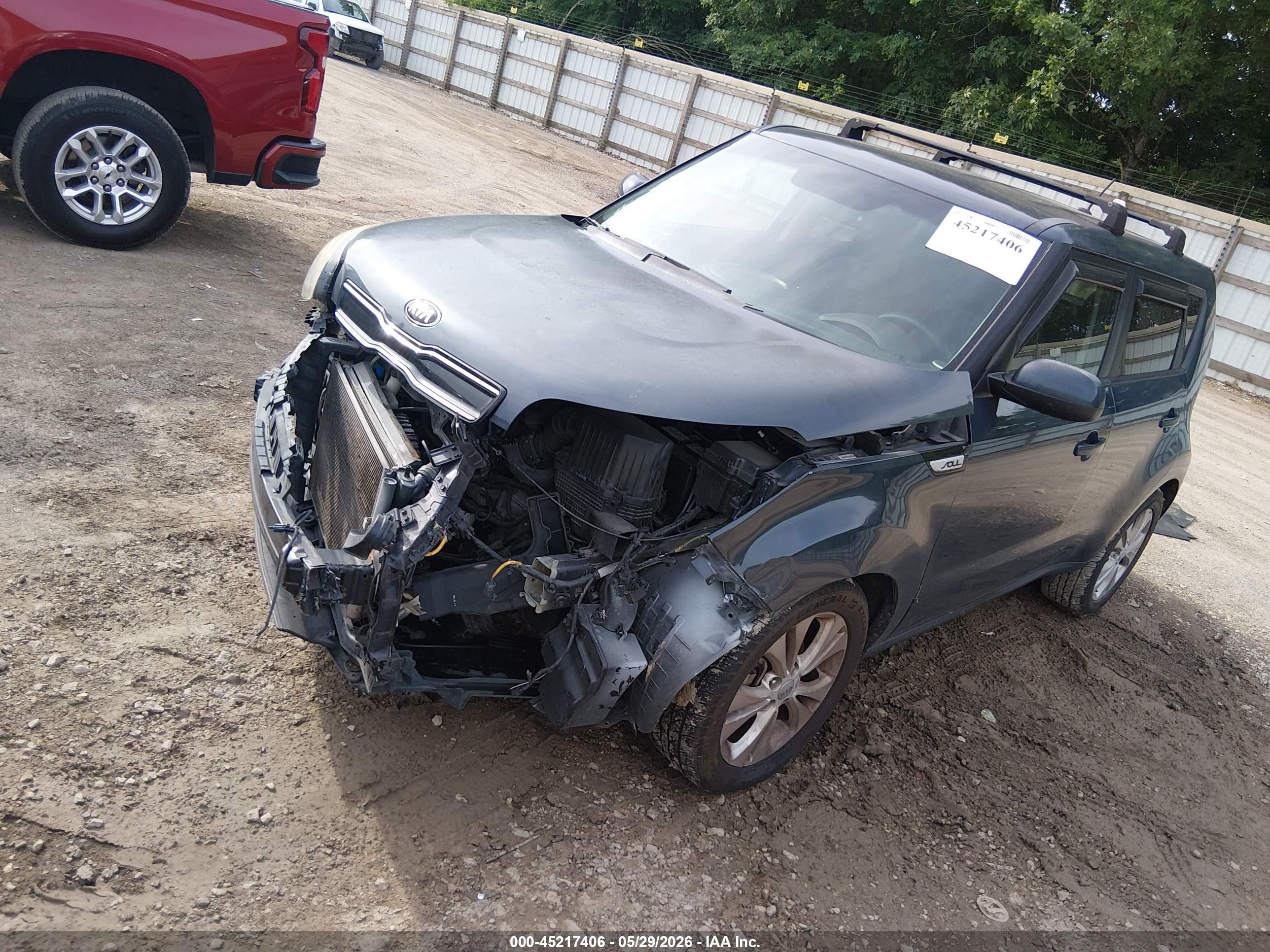 2015 Kia Soul + Gray vin: KNDJP3A50F7174601