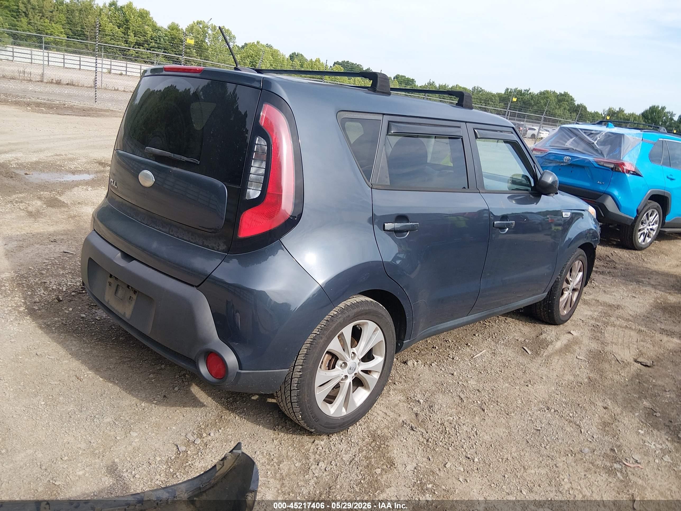 2015 Kia Soul + Gray vin: KNDJP3A50F7174601