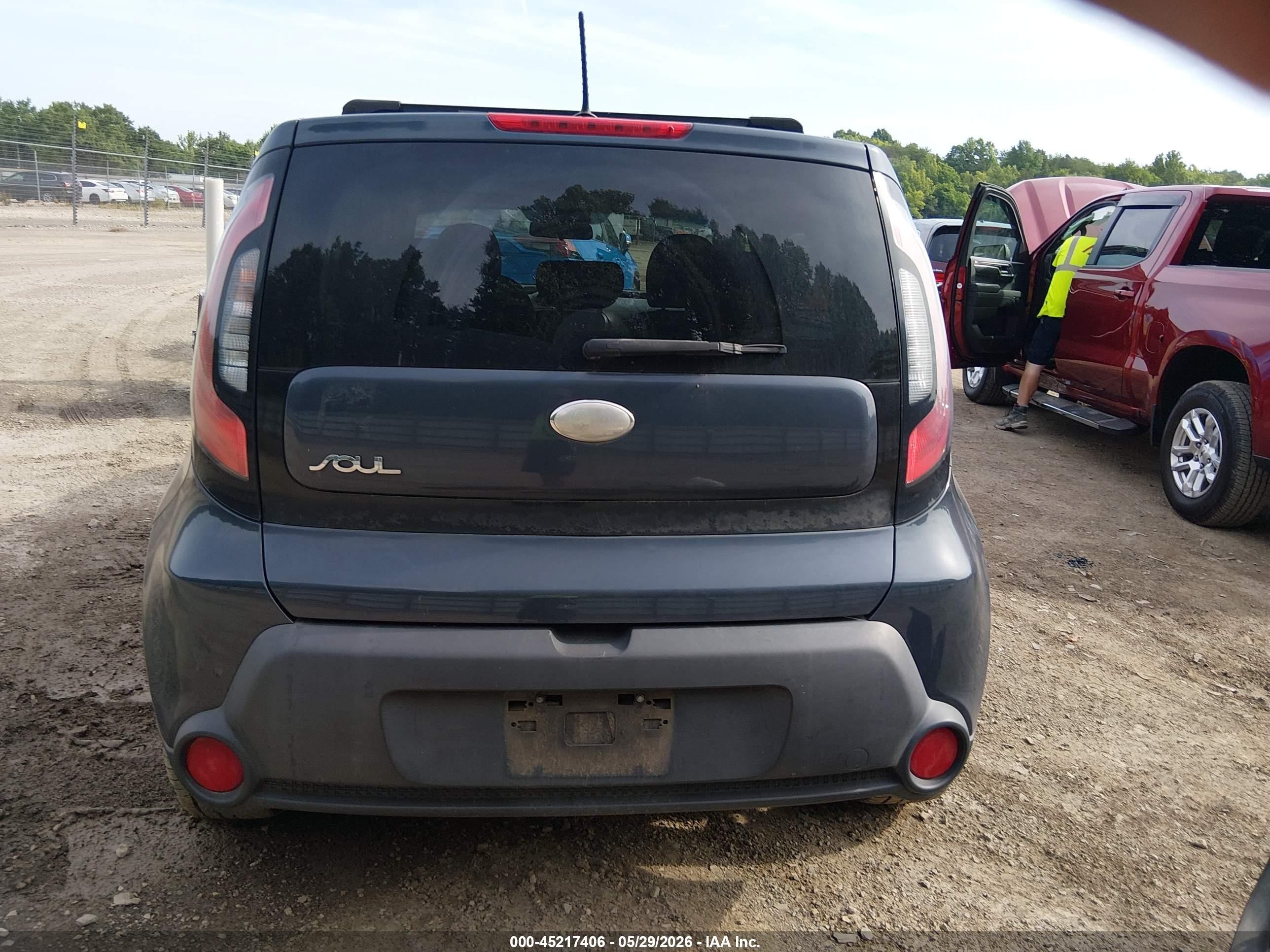 2015 Kia Soul + Gray vin: KNDJP3A50F7174601