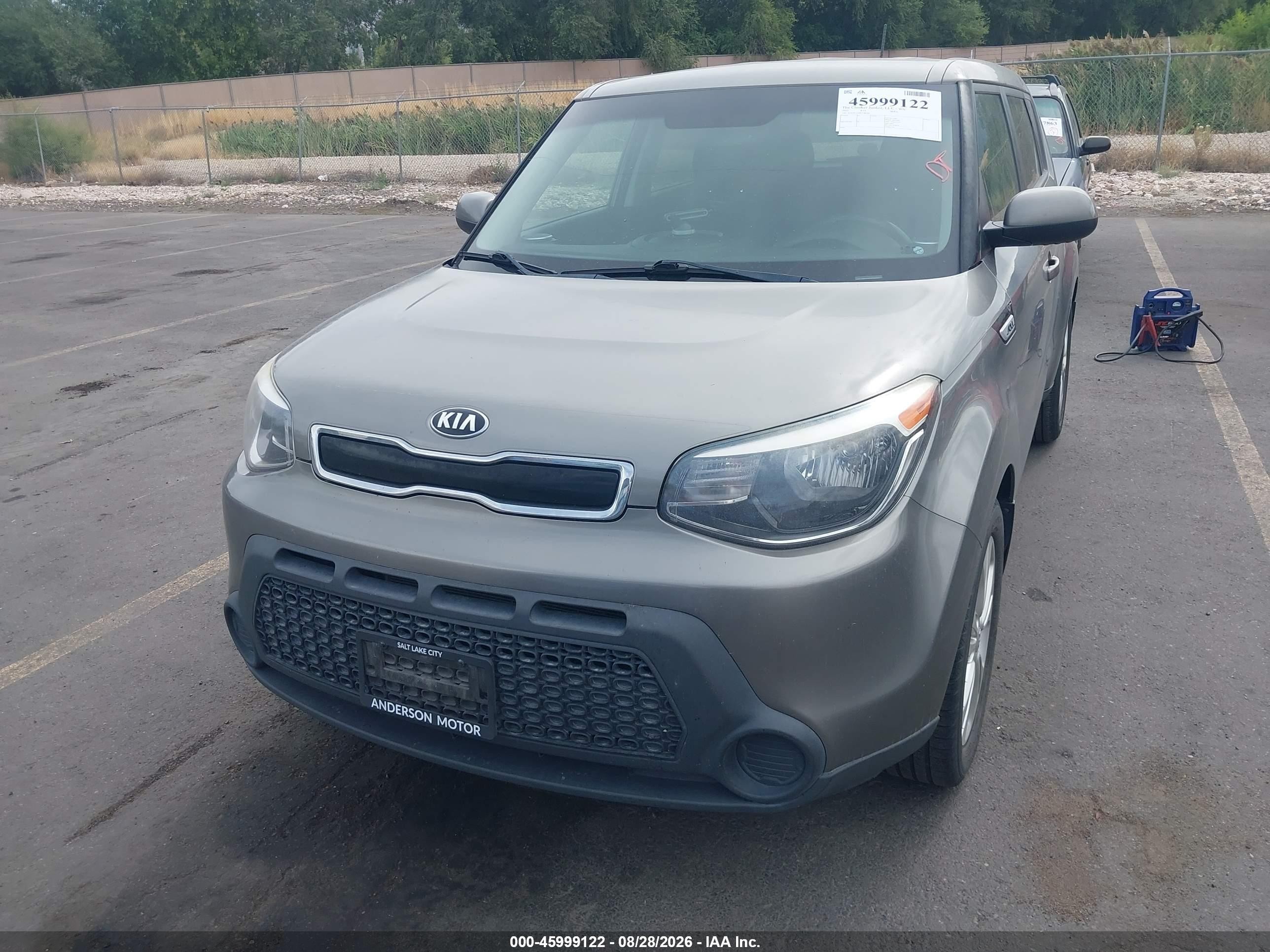 2015 Kia Soul + Gray vin: KNDJP3A50F7188160