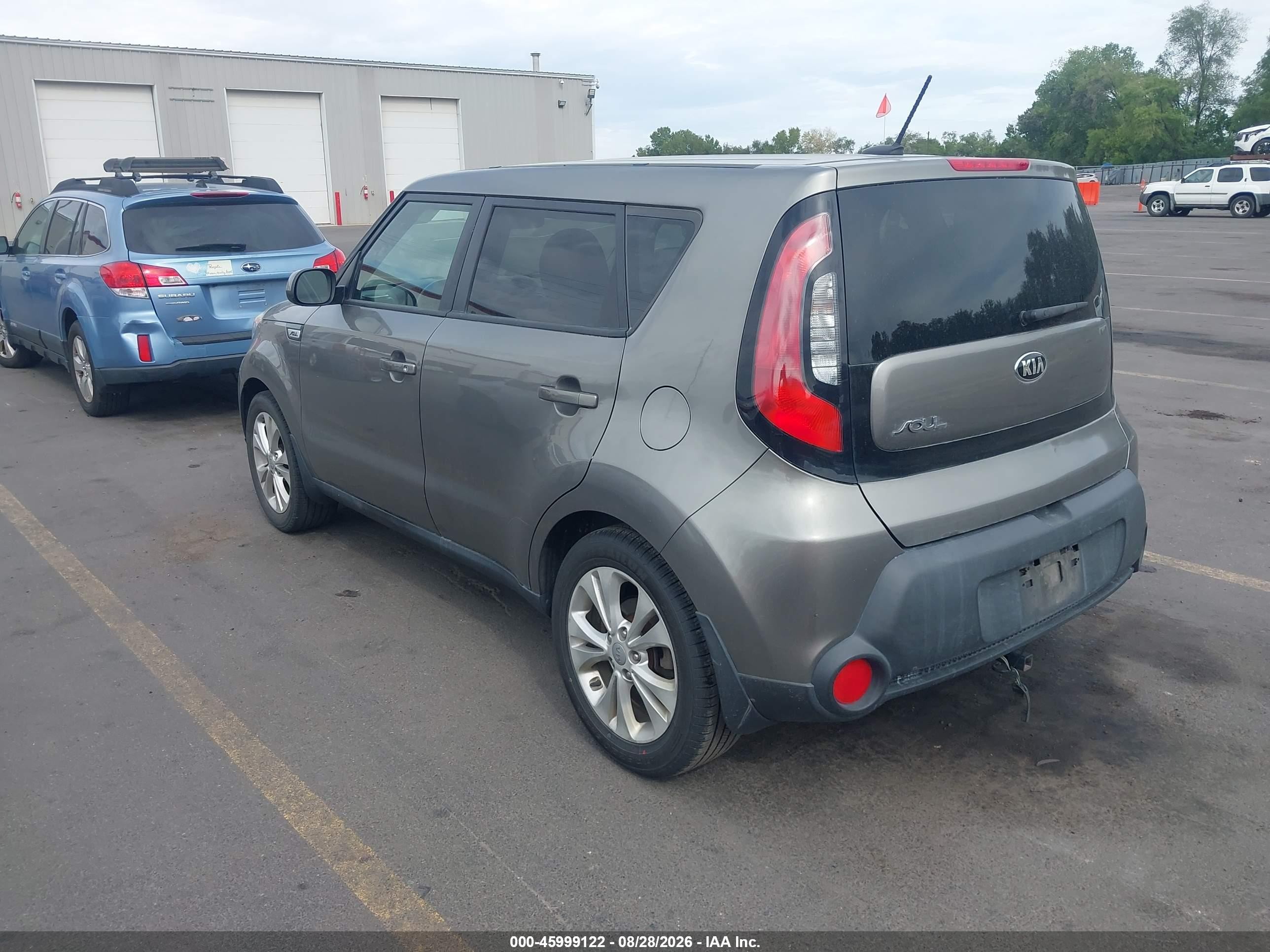 2015 Kia Soul + Gray vin: KNDJP3A50F7188160