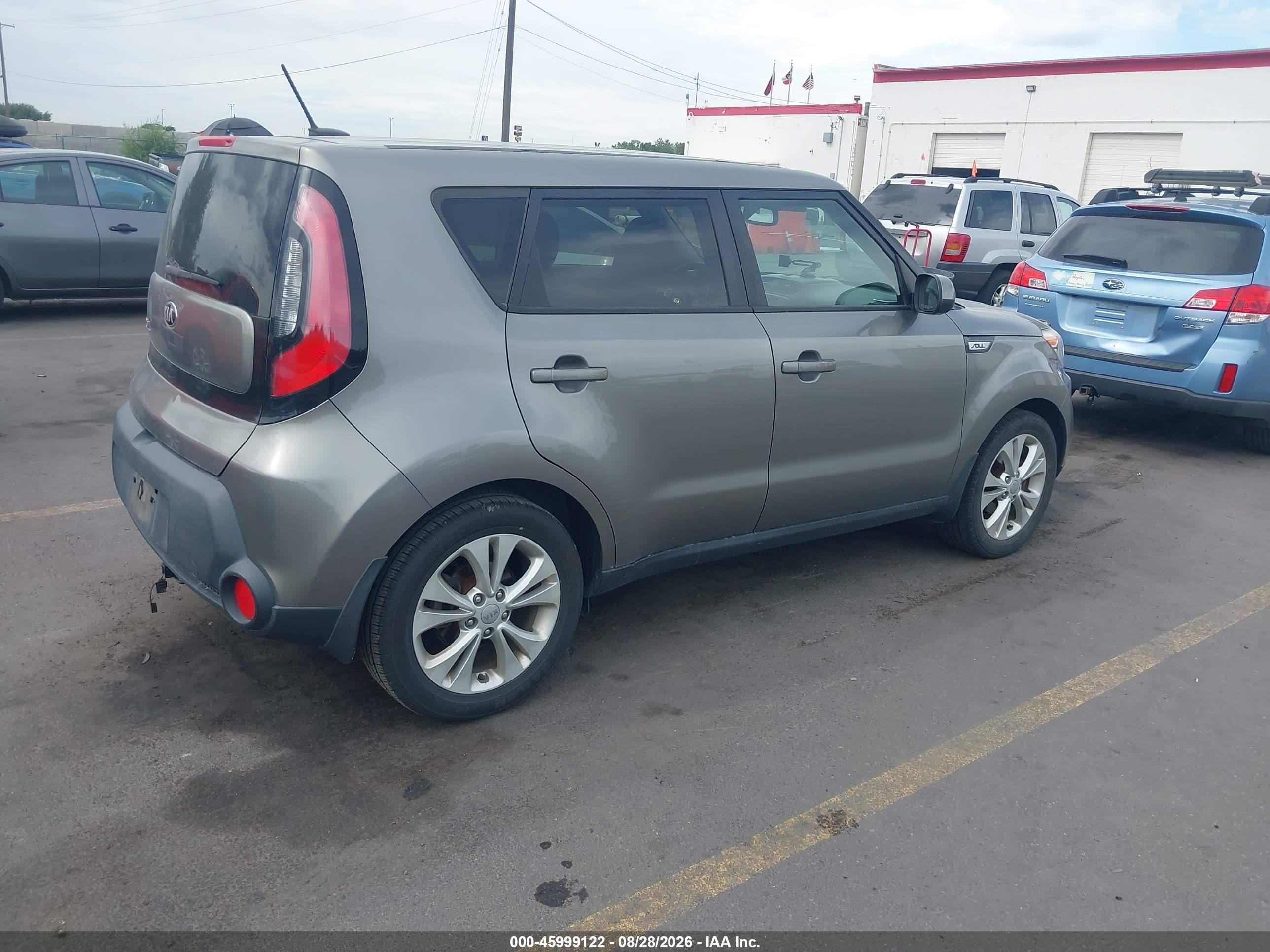 2015 Kia Soul + Gray vin: KNDJP3A50F7188160