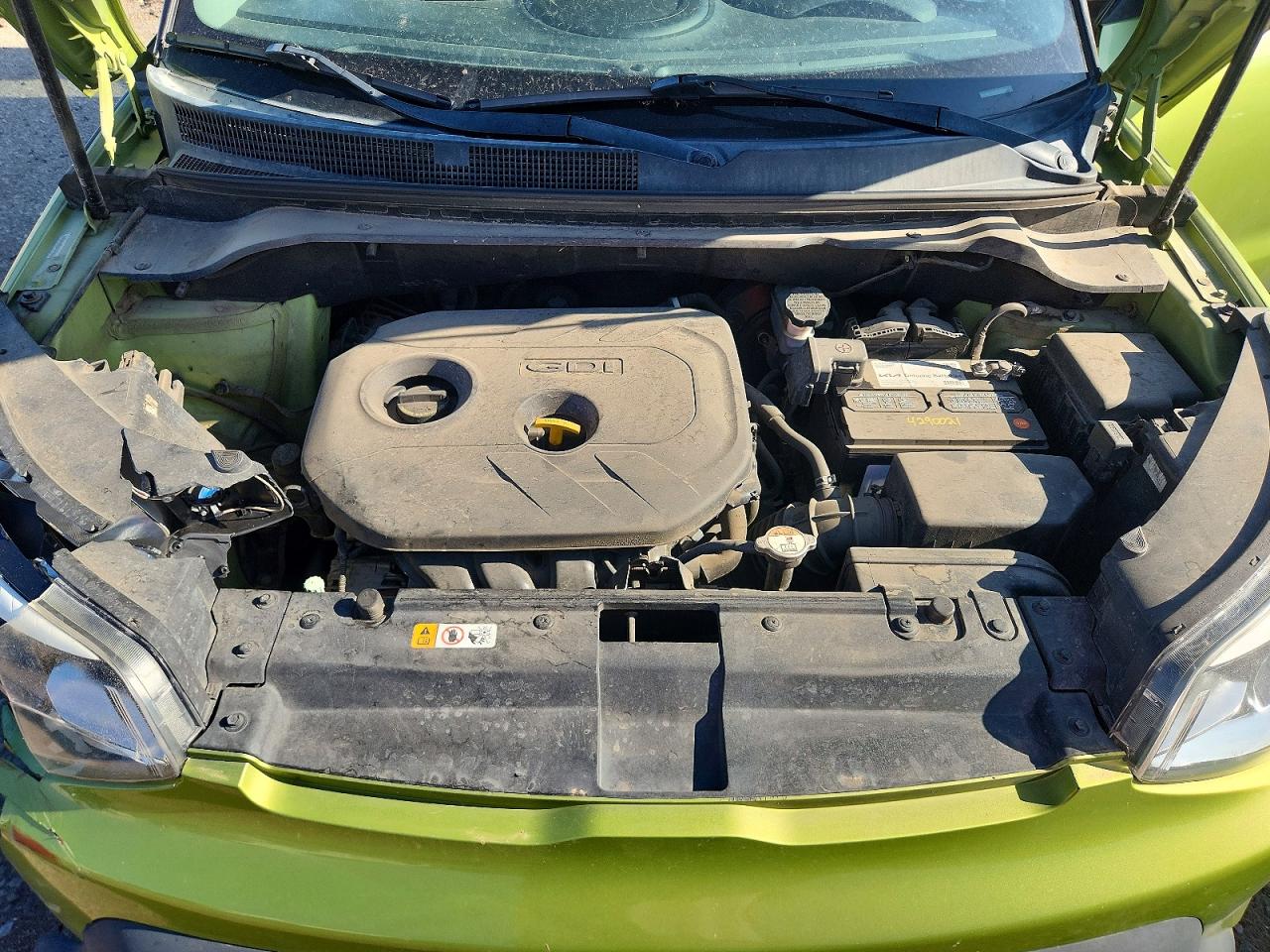 2015 Kia Soul + Green vin: KNDJP3A50F7788385