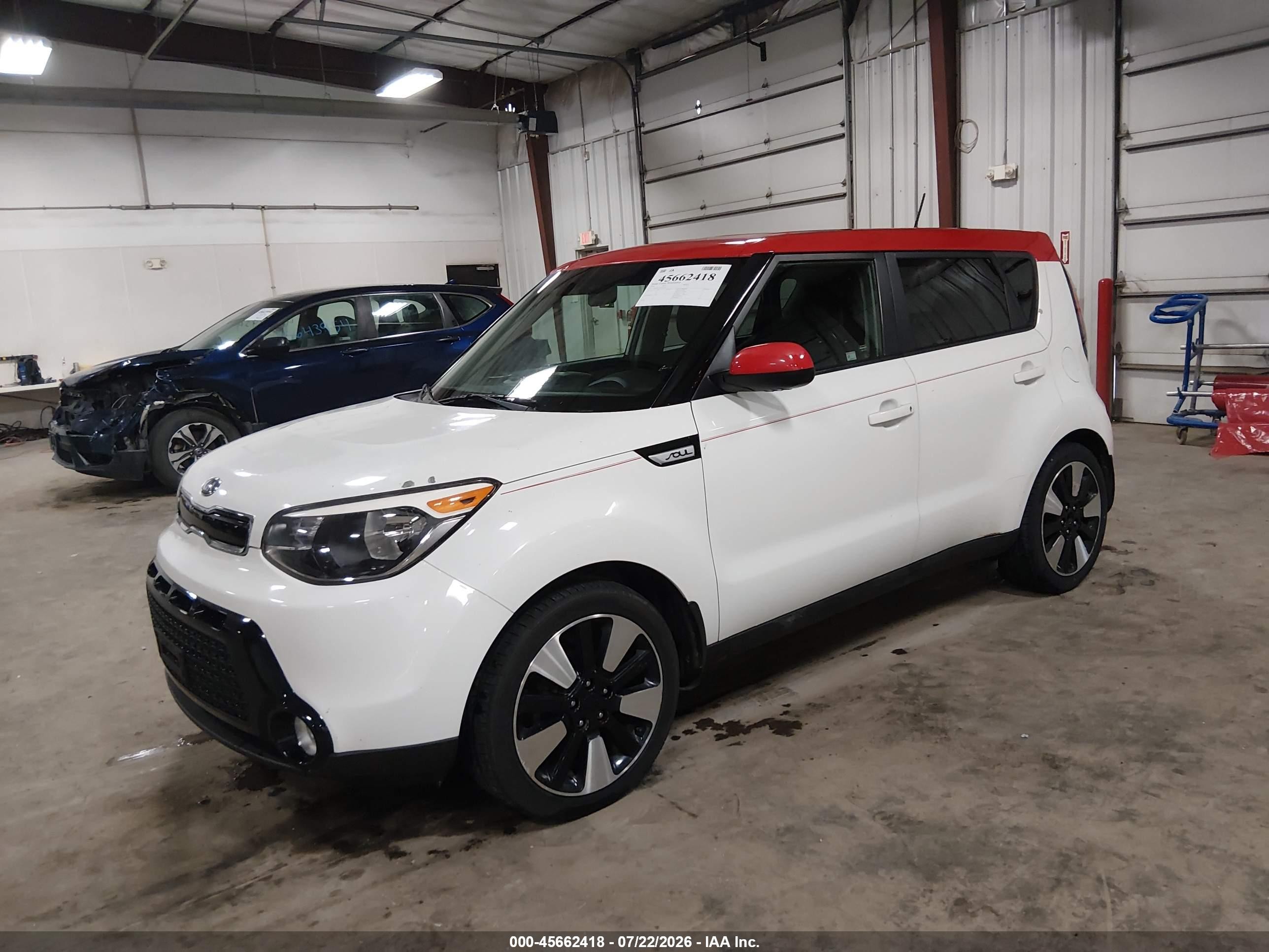 2016 Kia Soul + White vin: KNDJP3A50G7302532