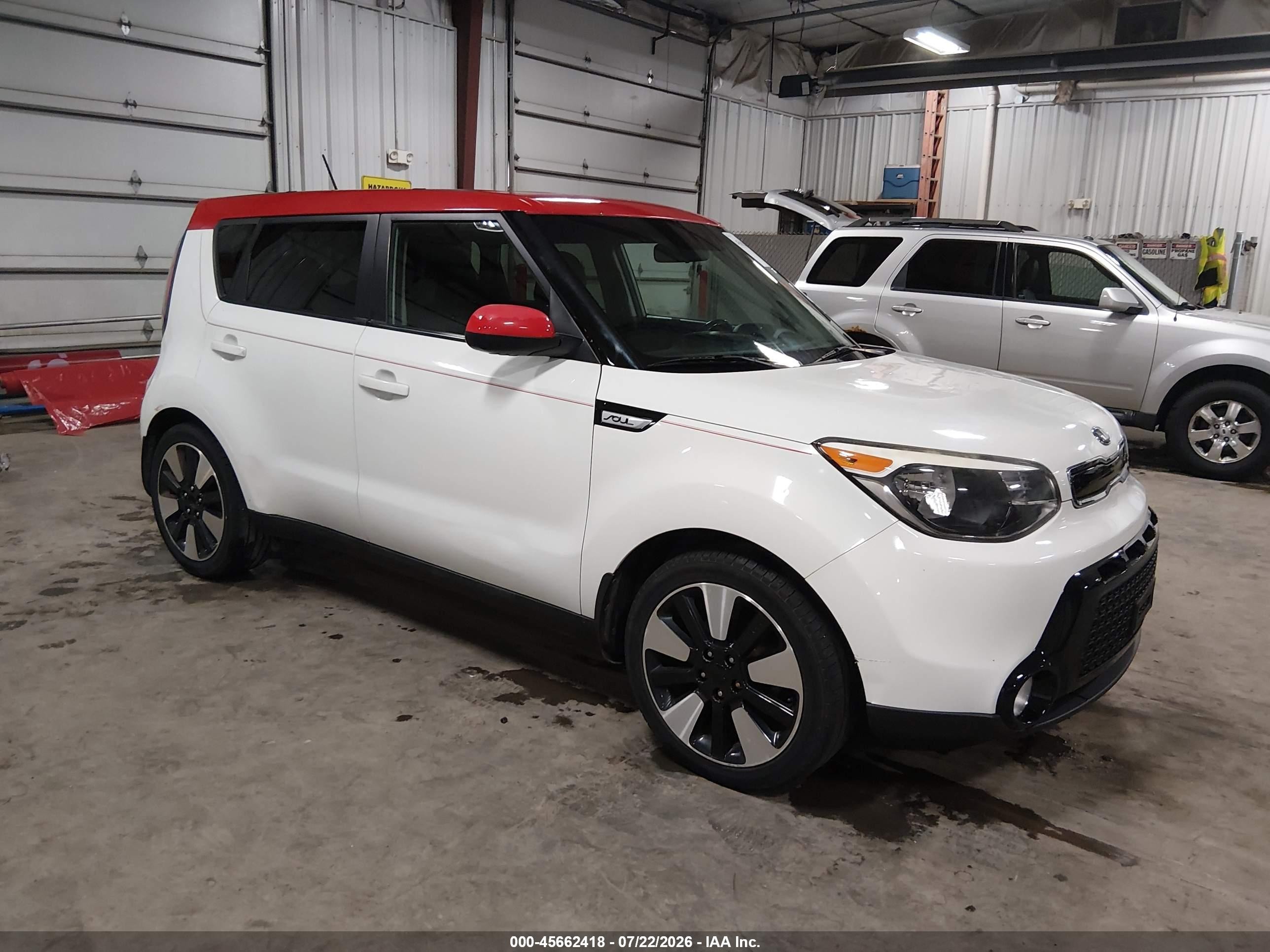2016 Kia Soul + White vin: KNDJP3A50G7302532